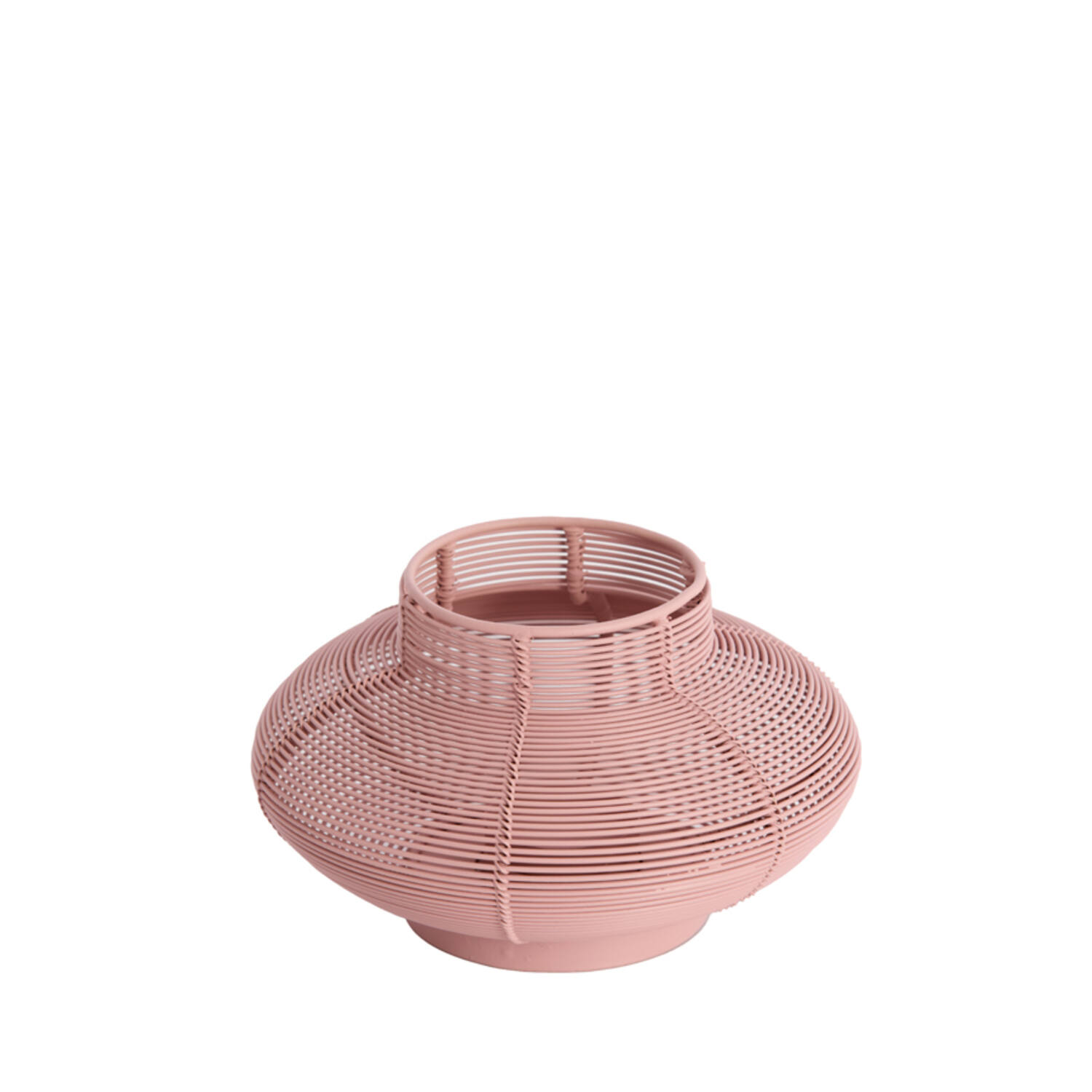 Theelicht Ø15x10 cm SESTINO mat licht roze