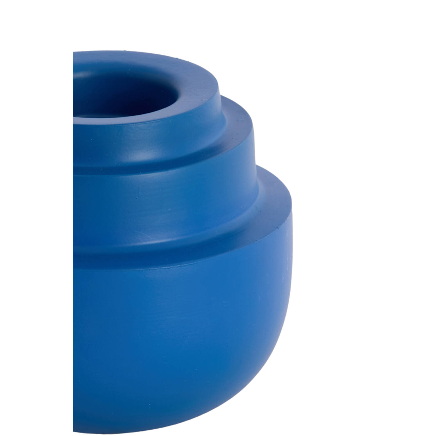Theelicht Ø12x10 cm SALUZZO mat blauw