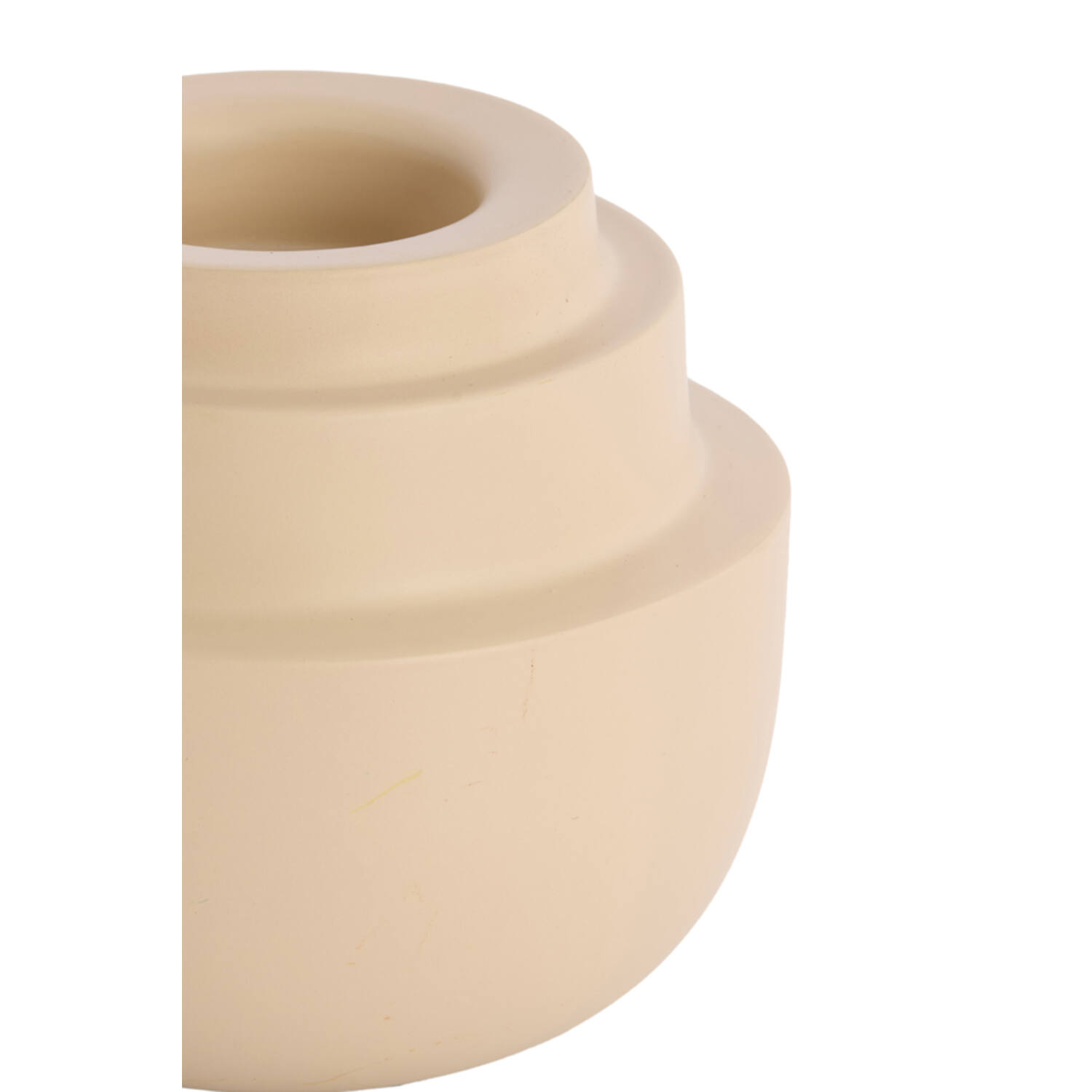 Tealight Ø12x10 cm SALUZZO matt sand