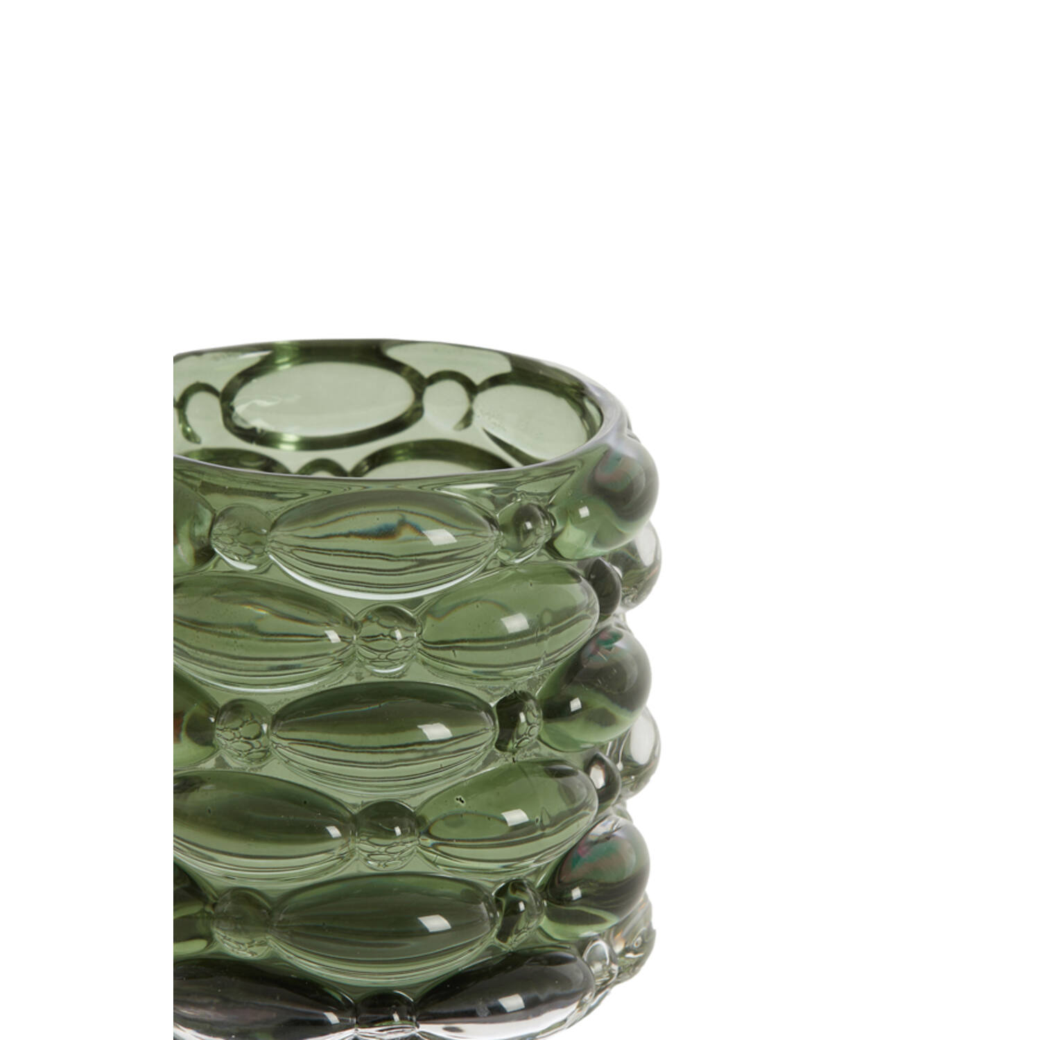 Tealight Ø9,5x9,5 cm WADLEY glass green