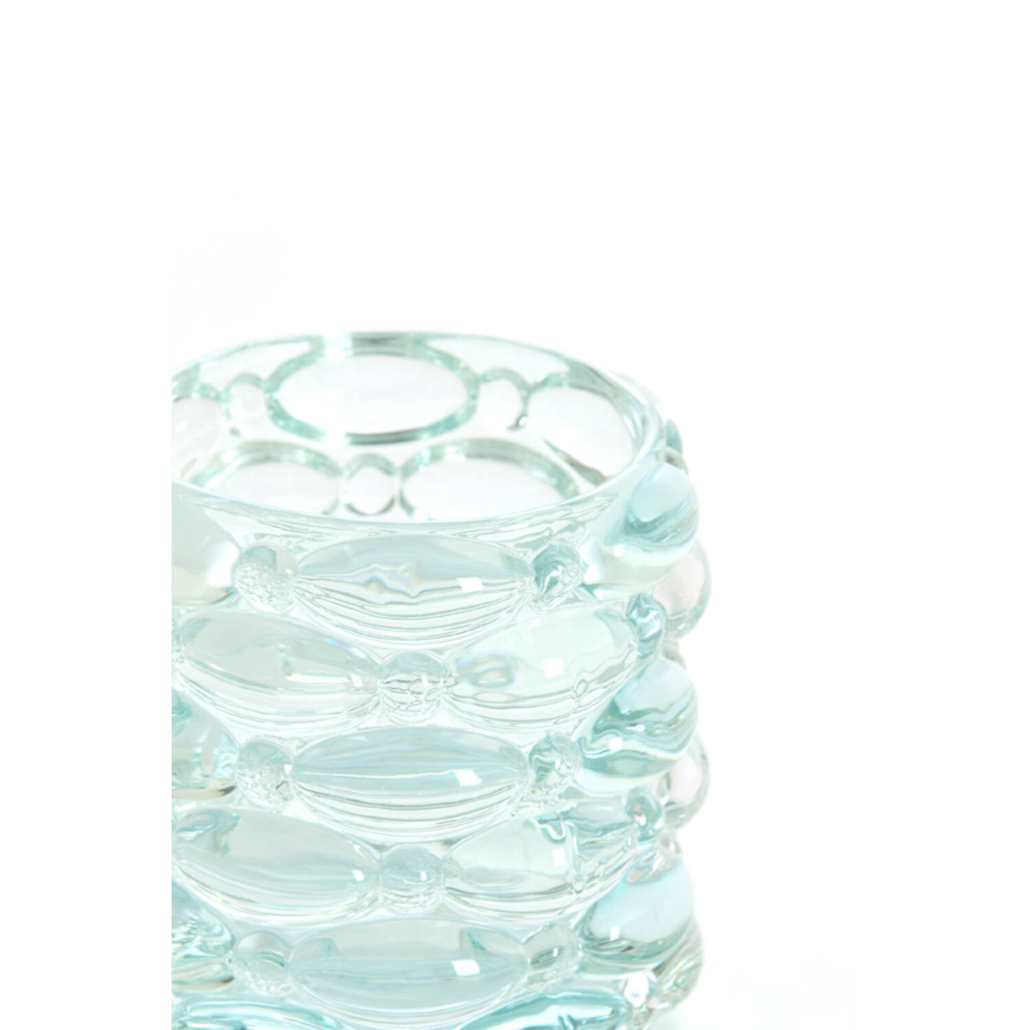 Tealight Ø9,5x9,5 cm WADLEY glass light blue