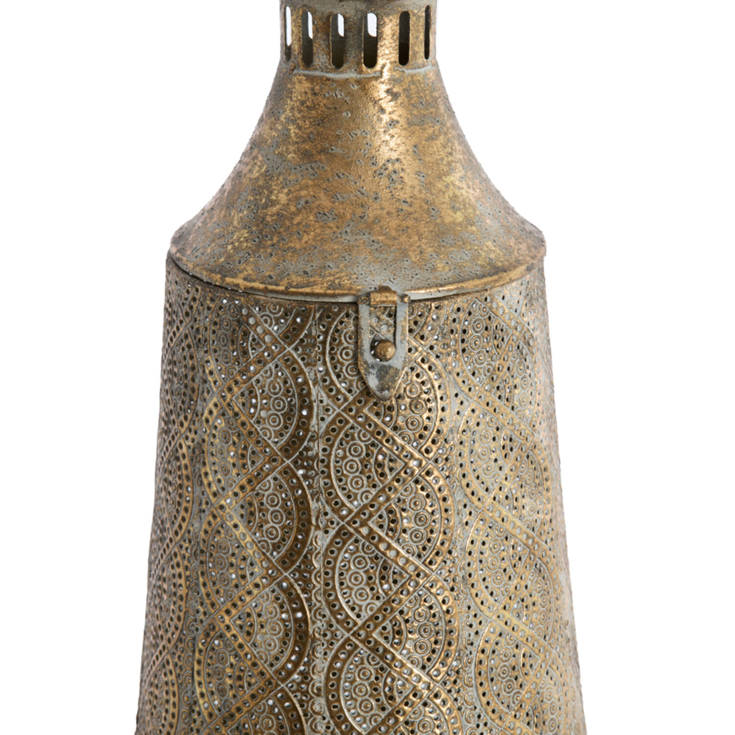 Windlicht Ø21x45 cm SANYA bruin goud