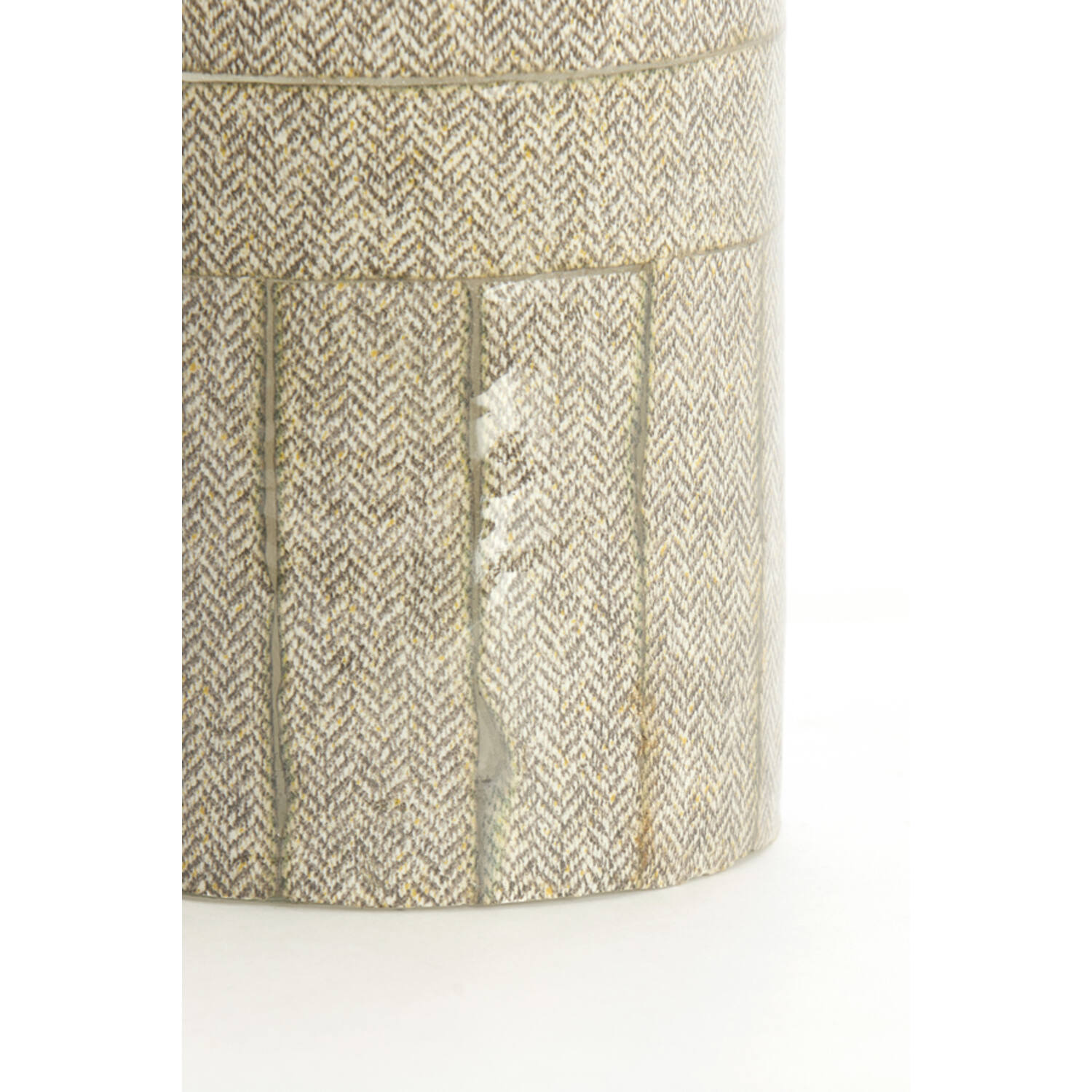 Tealight Ø10x13 cm BOLJUN glass clear+grey