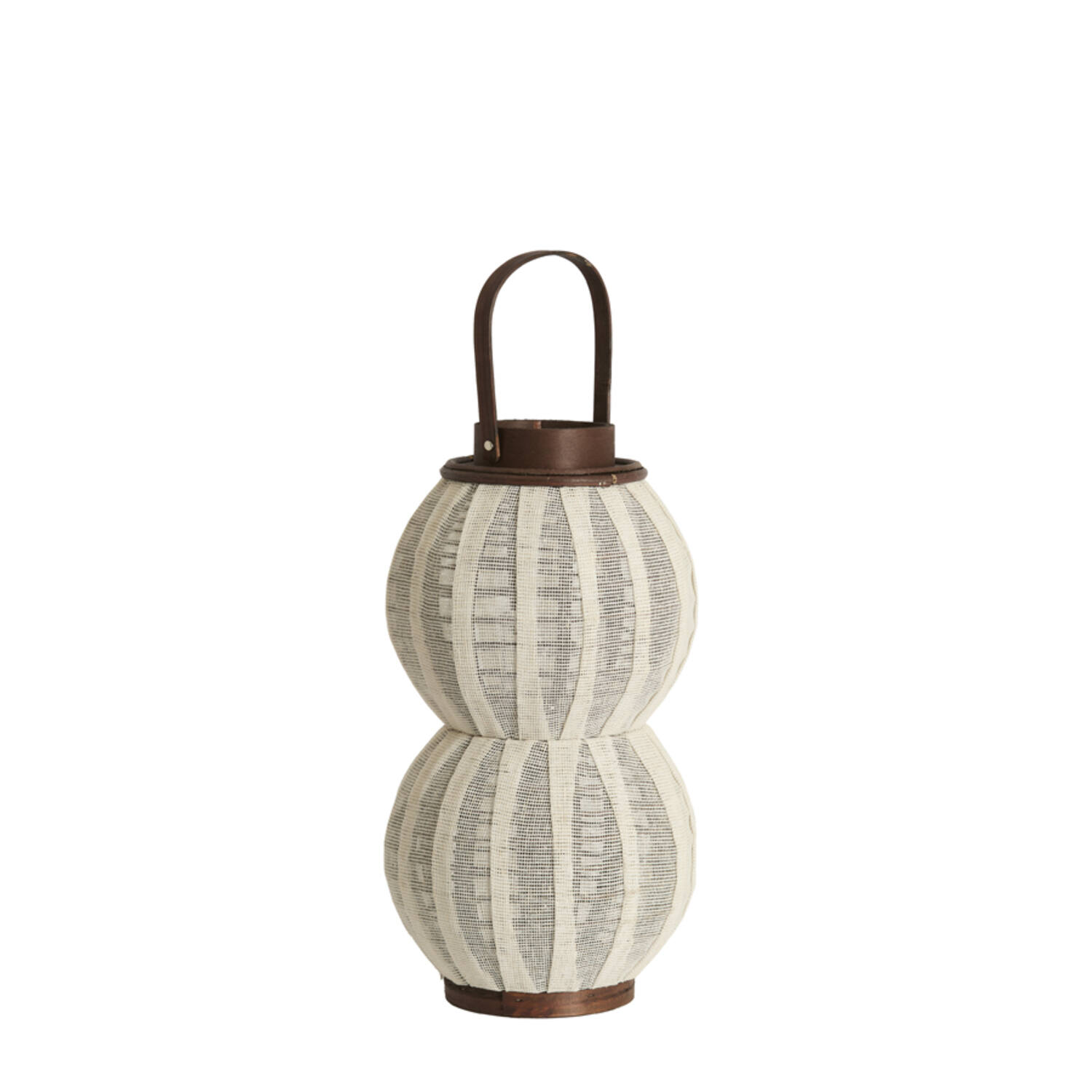 Hurricane Ø23x40 cm ARBORE linen brown+wood dark brown