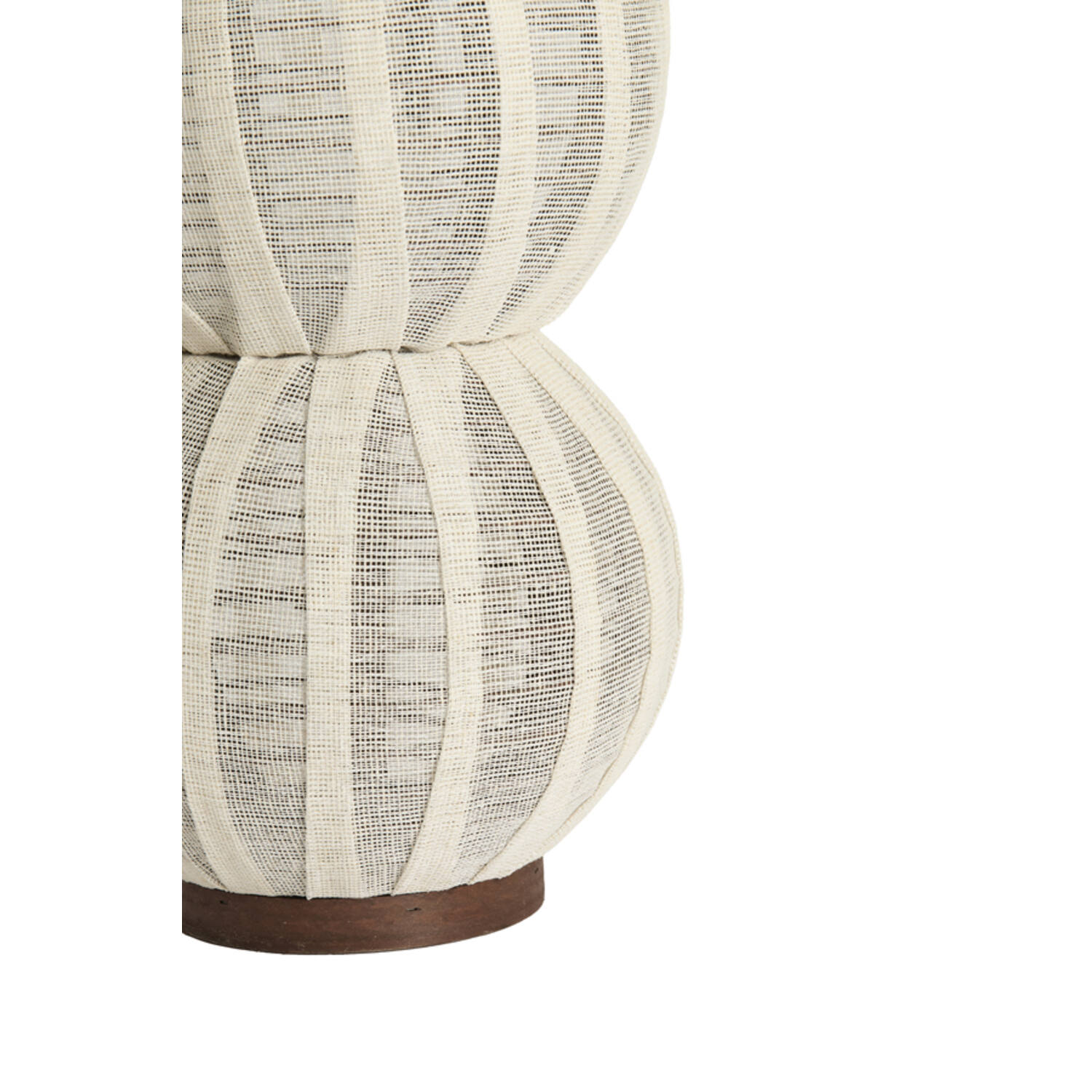 Hurricane Ø26x54 cm ARBORE linen brown+wood dark brown