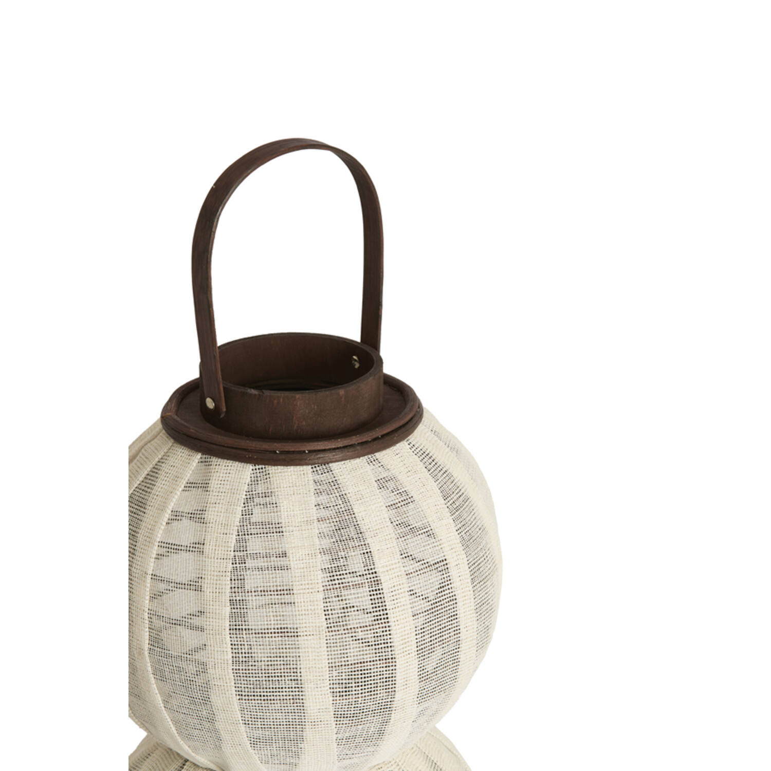 Hurricane Ø26x54 cm ARBORE linen brown+wood dark brown