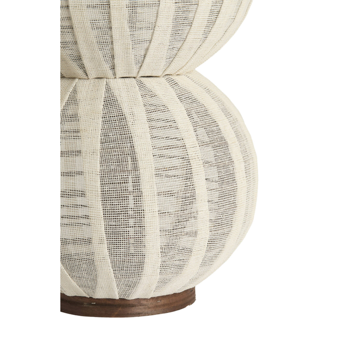 Hurricane Ø31x64 cm ARBORE linen brown+wood dark brown