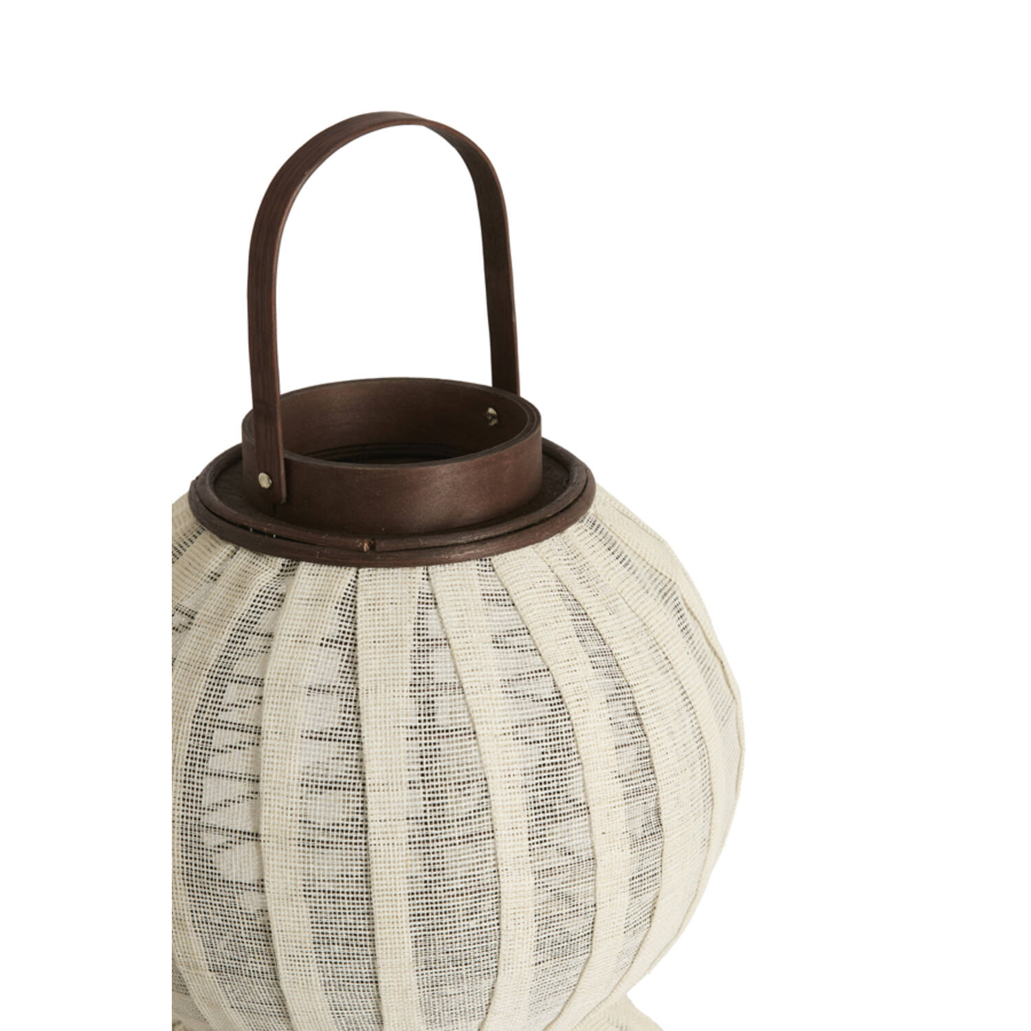 Hurricane Ø31x64 cm ARBORE linen brown+wood dark brown