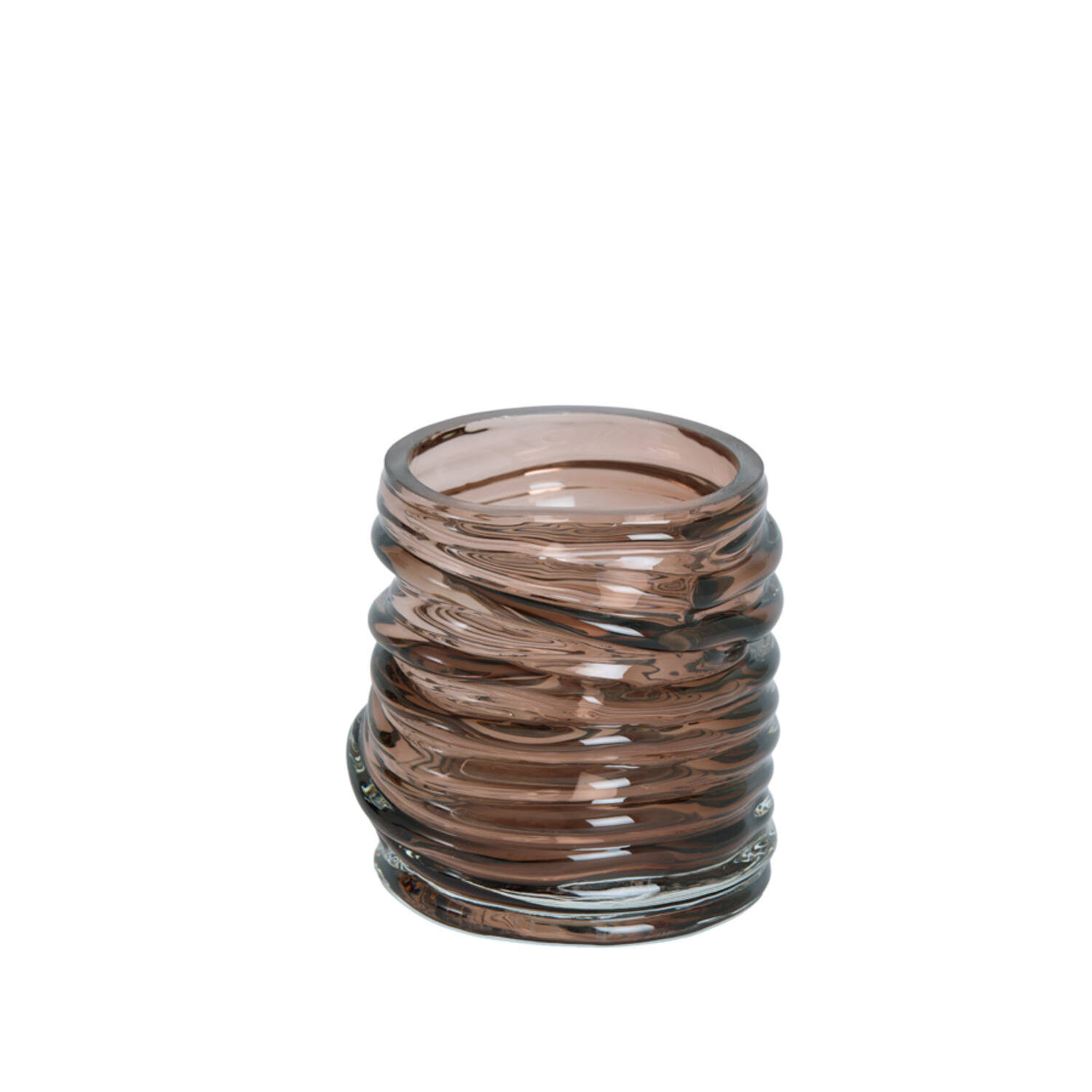 Tealight Ø10x11,5 cm MILYAN glass brown