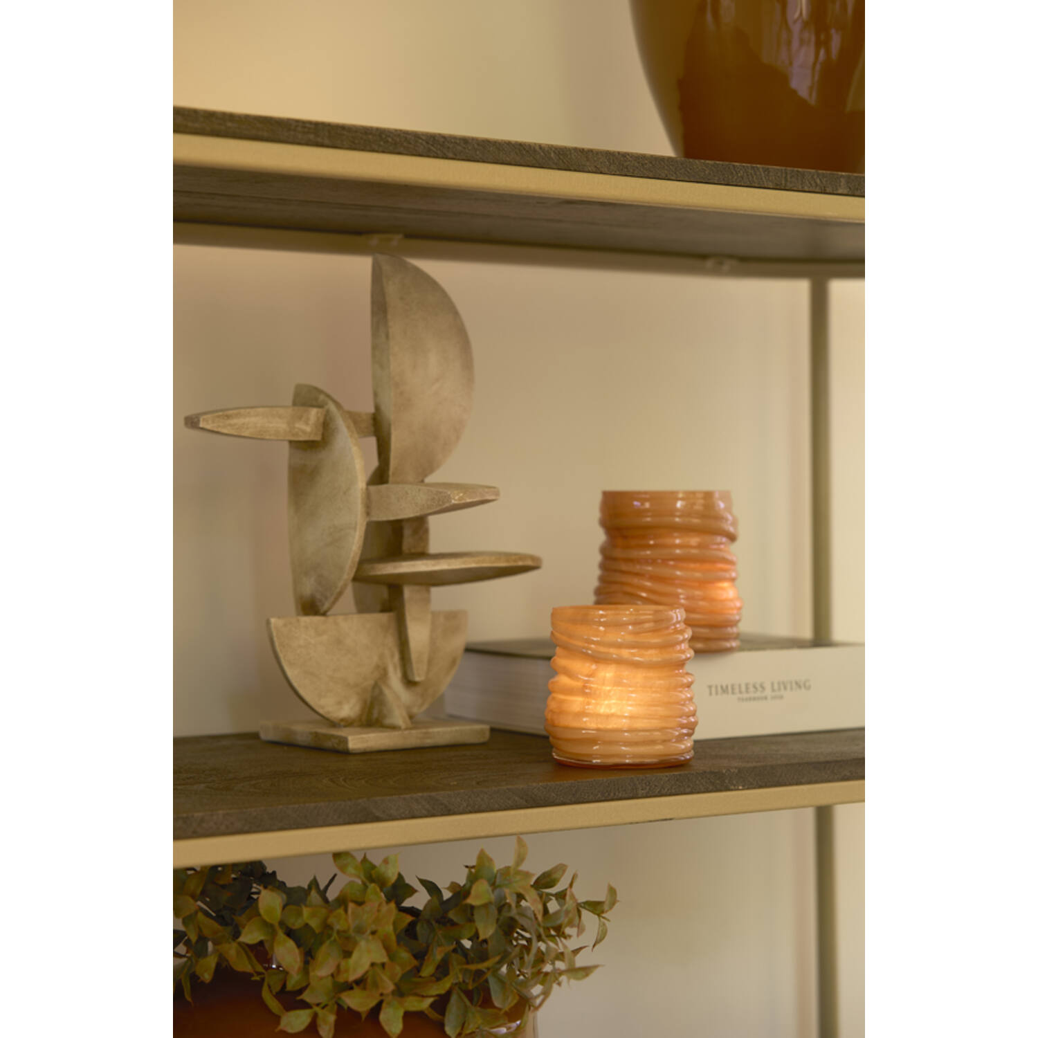 Tealight Ø10x11,5 cm MILYAN glass orange