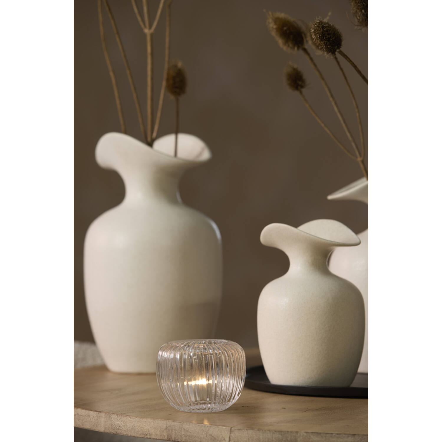 Tealight Ø11x9 cm OPALINE glass clear