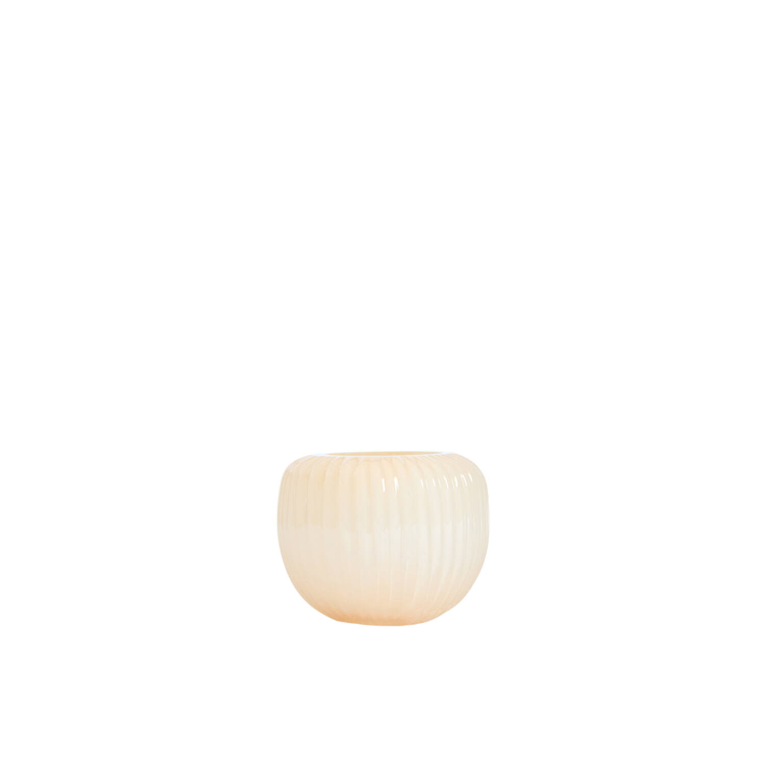 Tealight Ø11x9 cm OPALINE glass peach