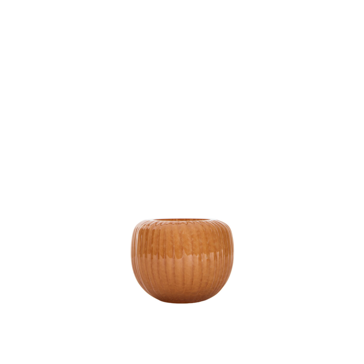 Tealight Ø11x9 cm OPALINE glass orange