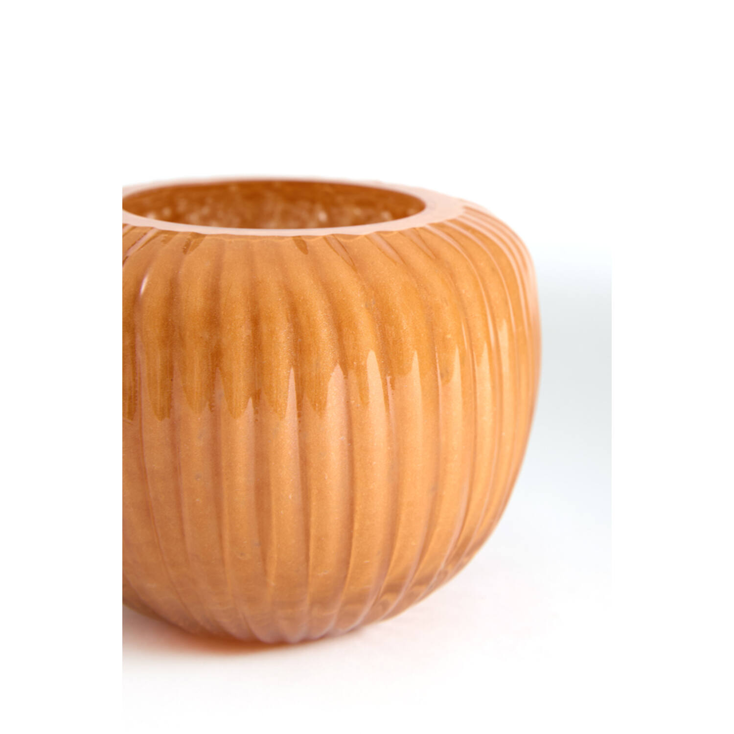 Tealight Ø11x9 cm OPALINE glass orange