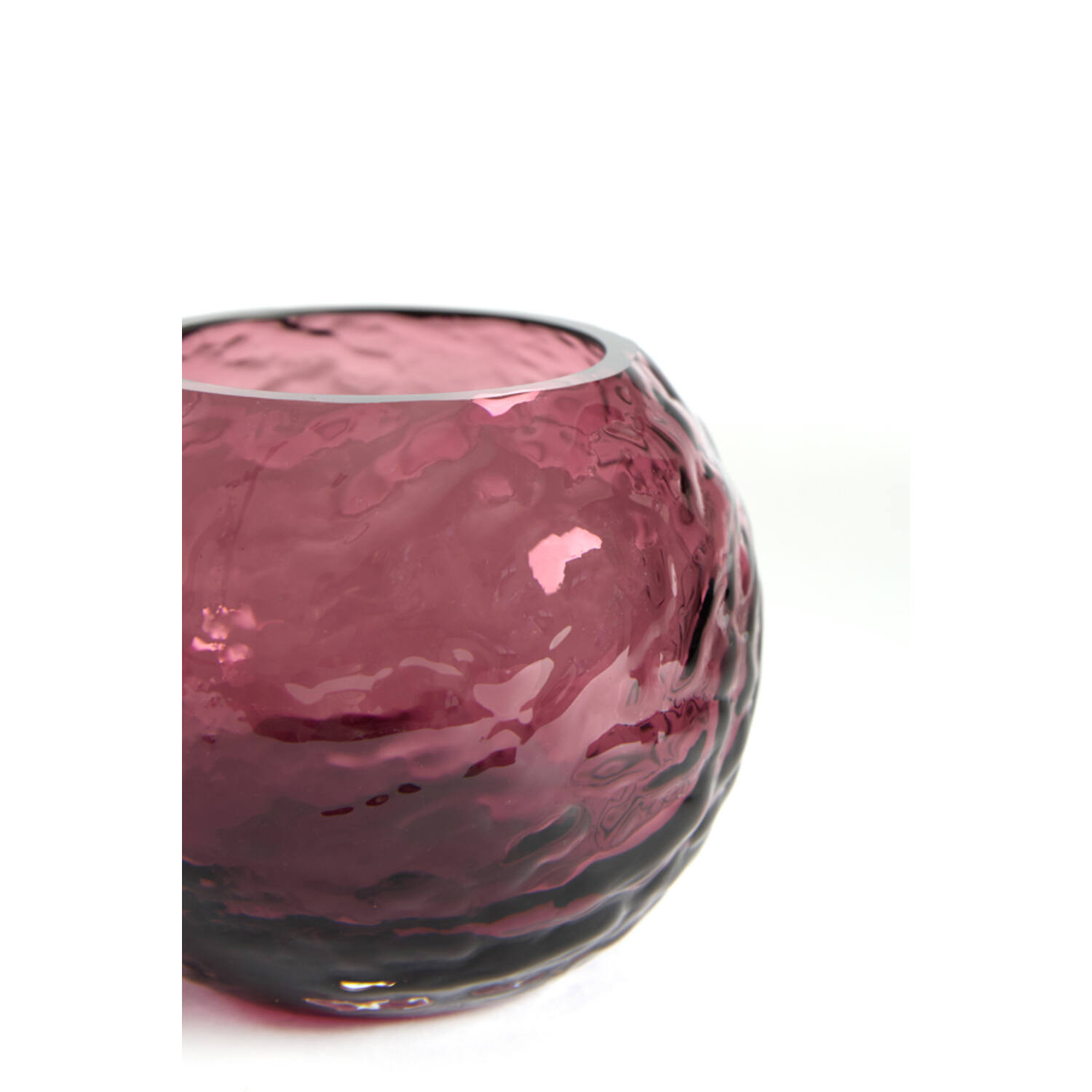 Tealight Ø10x8 cm ECLAT glass purple