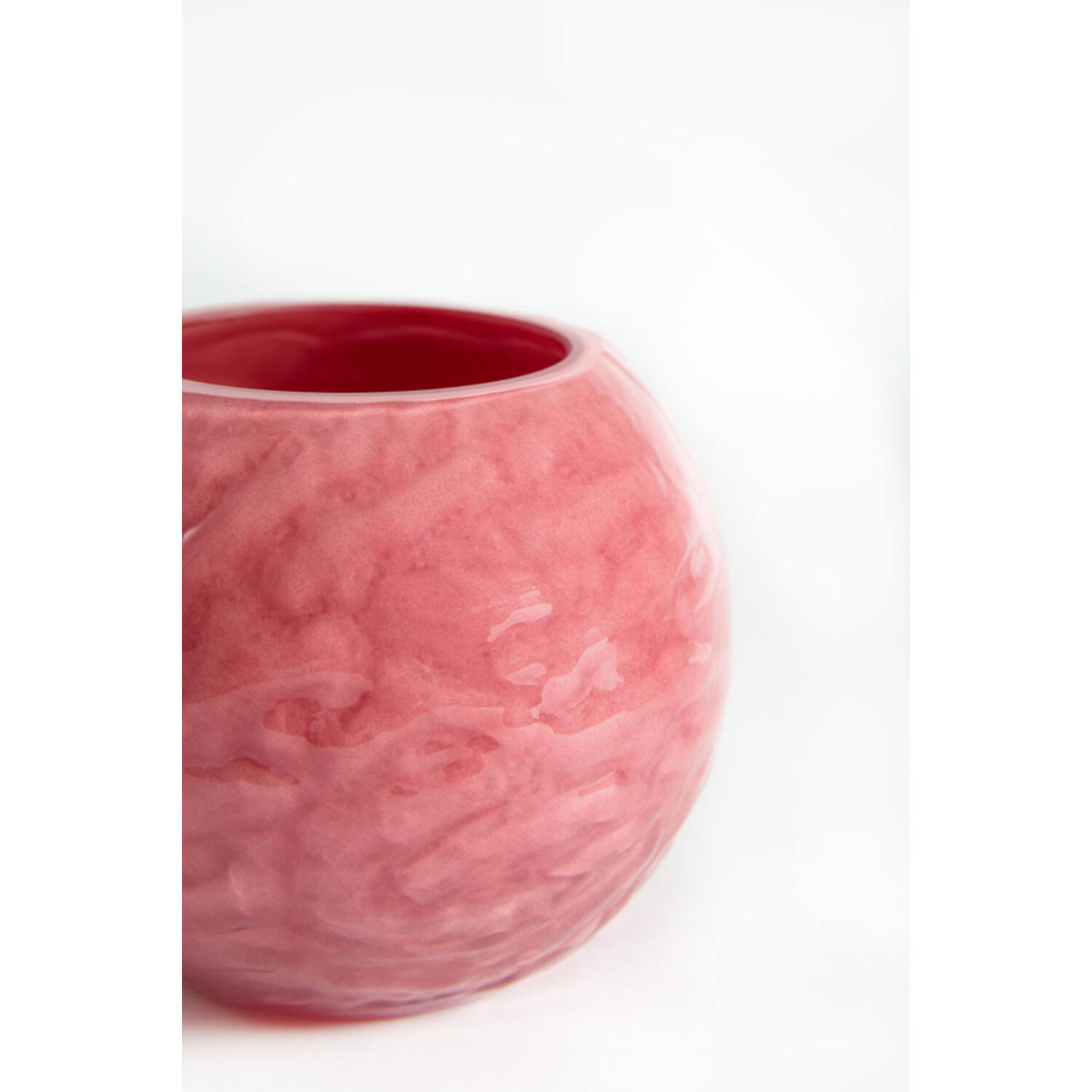 Tealight Ø10x8 cm ECLAT glass dark pink