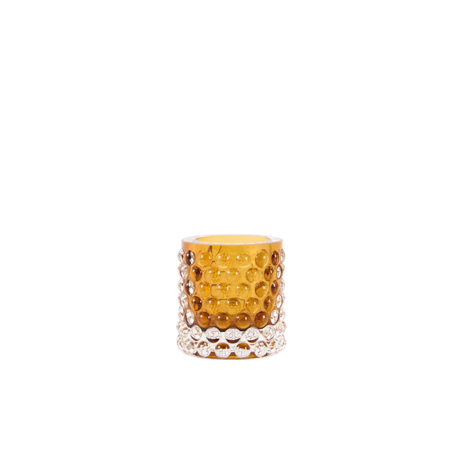 Tealight Ø8x8 cm SUSURRO glass amber