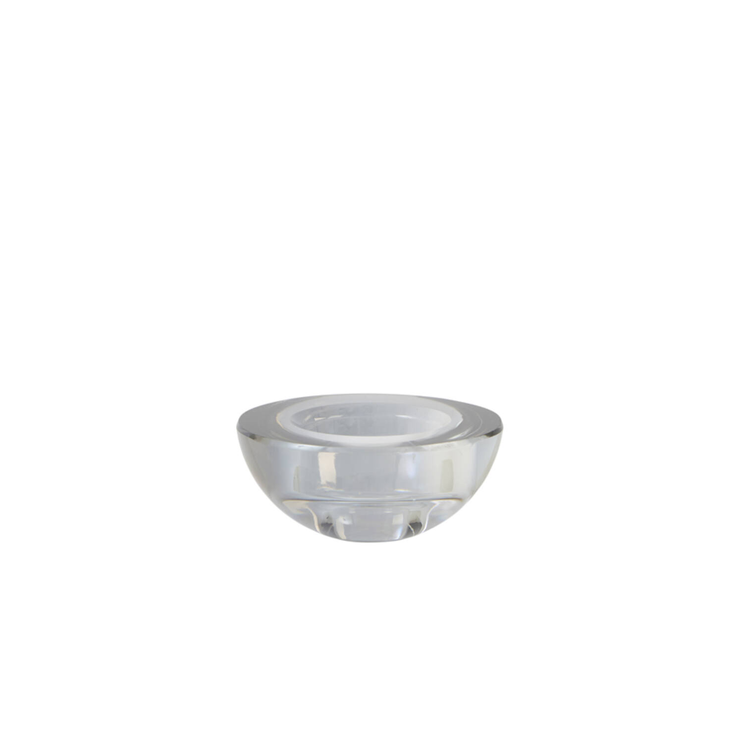Tealight Ø8x3,5 cm XELON glass smoked
