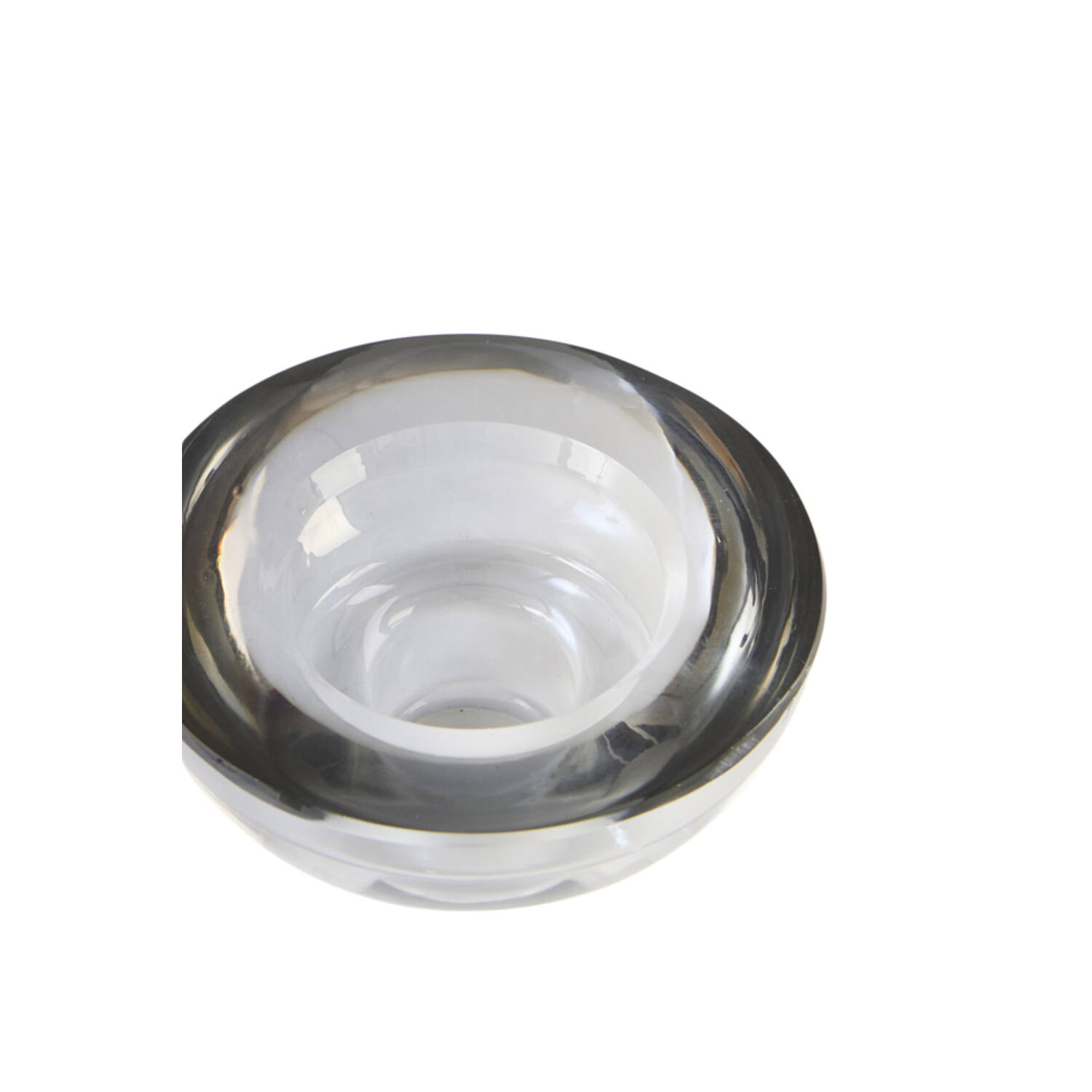 Tealight Ø8x3,5 cm XELON glass smoked