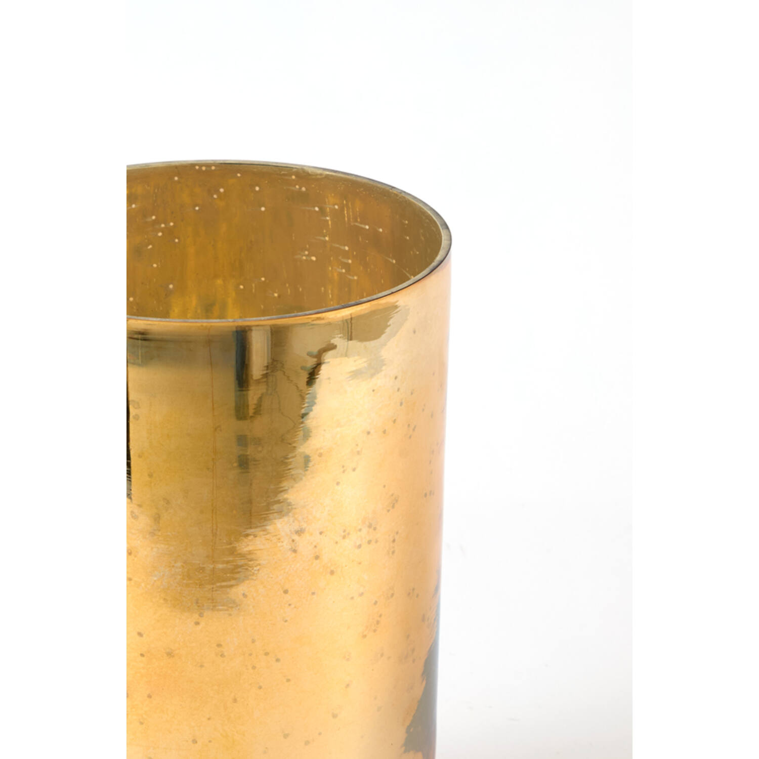 Hurricane Ø17x30 cm MIRJOLI glass gold lustre