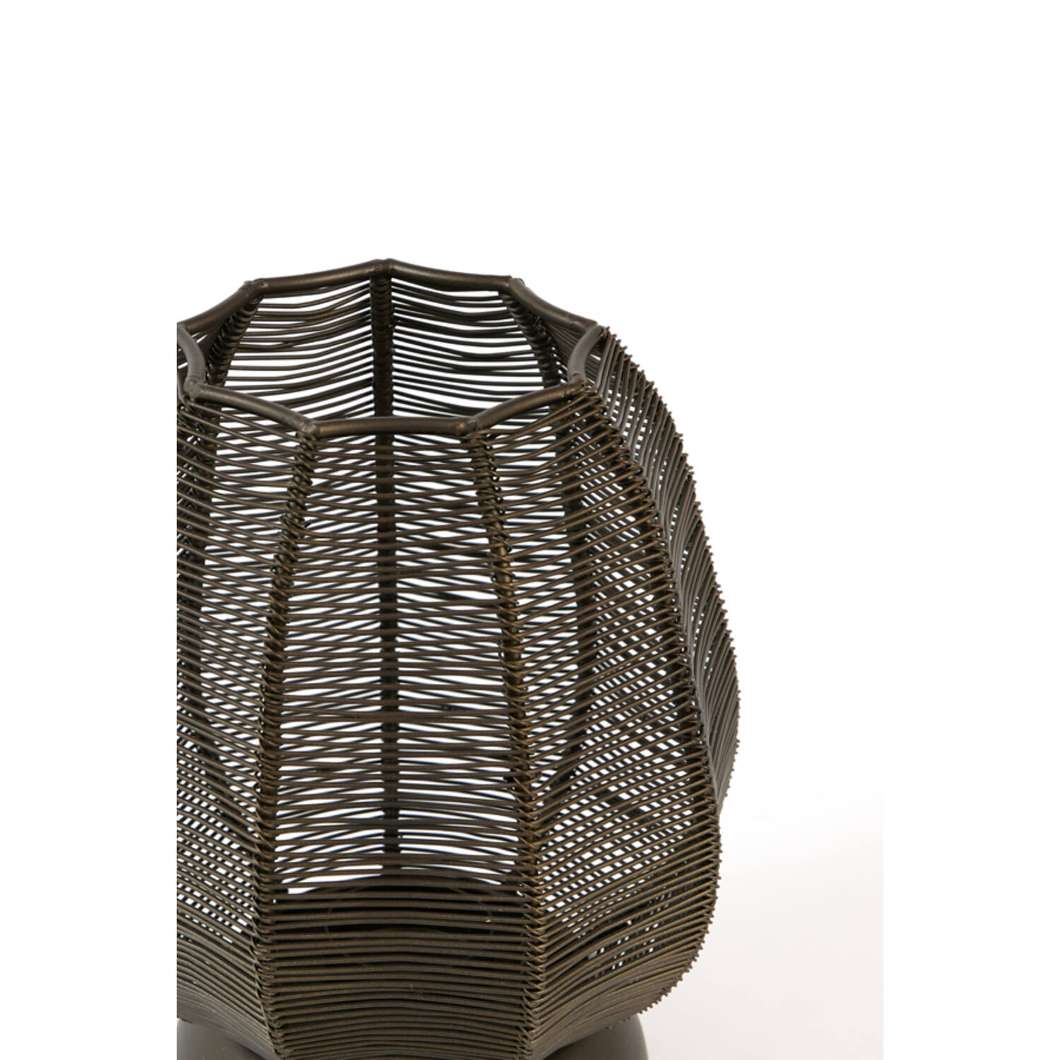 Hurricane Ø18,5x24 cm SAMRET matt brown-bronze