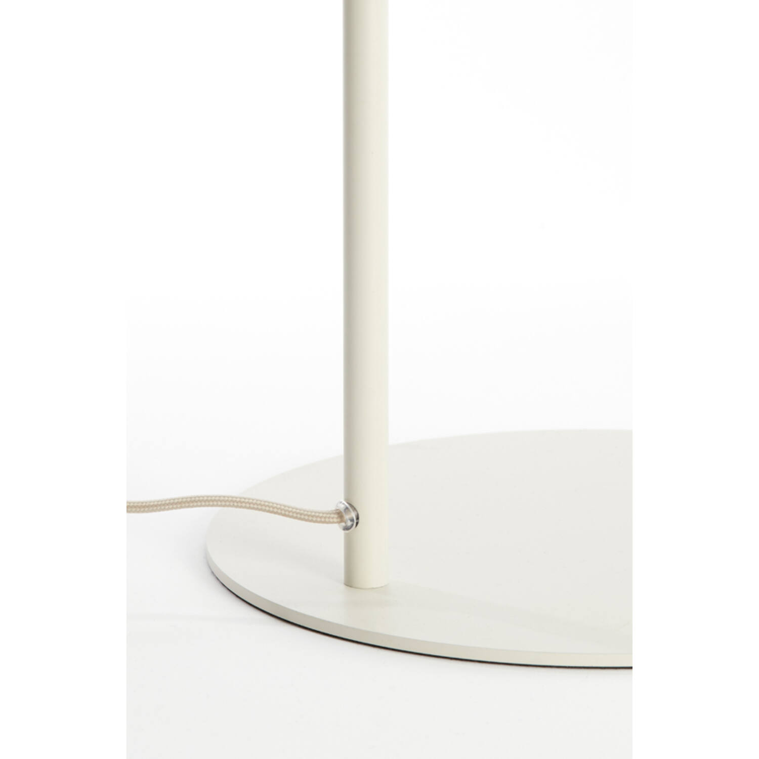 Floor lamp 47x28x160 cm BISHO glass clear+cream