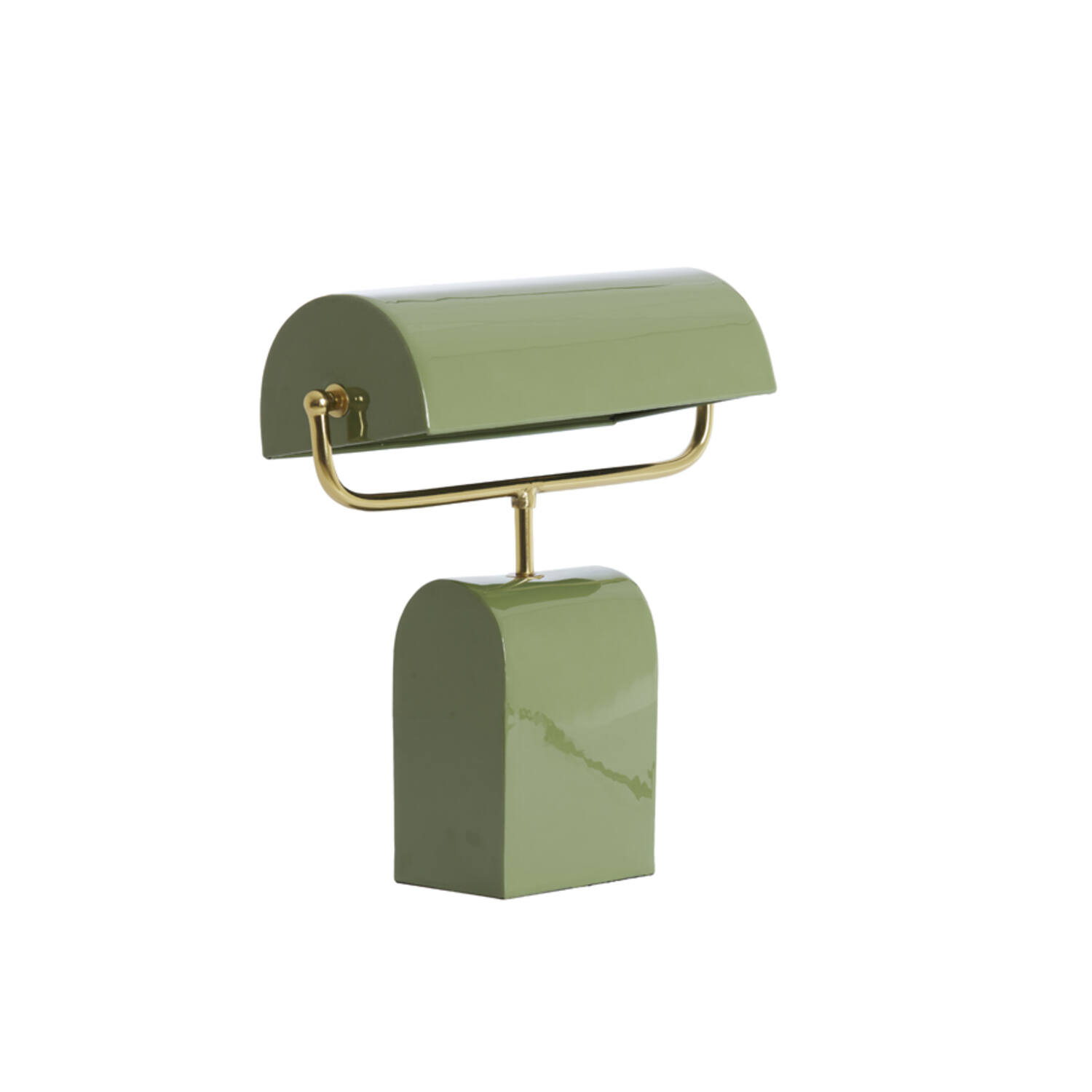 Tafellamp 35x15,50x38 cm CARDONA licht groen+goud