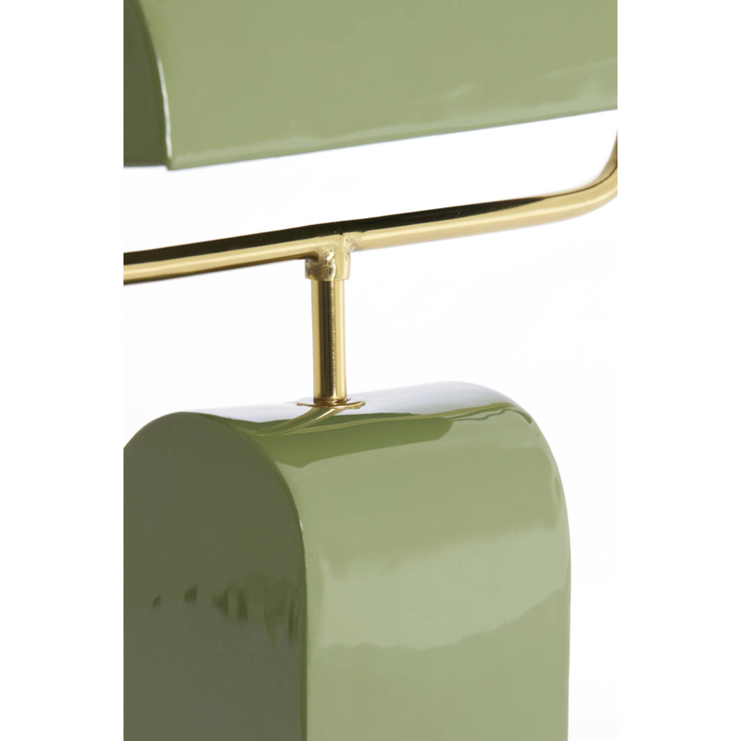 Tafellamp 35x15,50x38 cm CARDONA licht groen+goud
