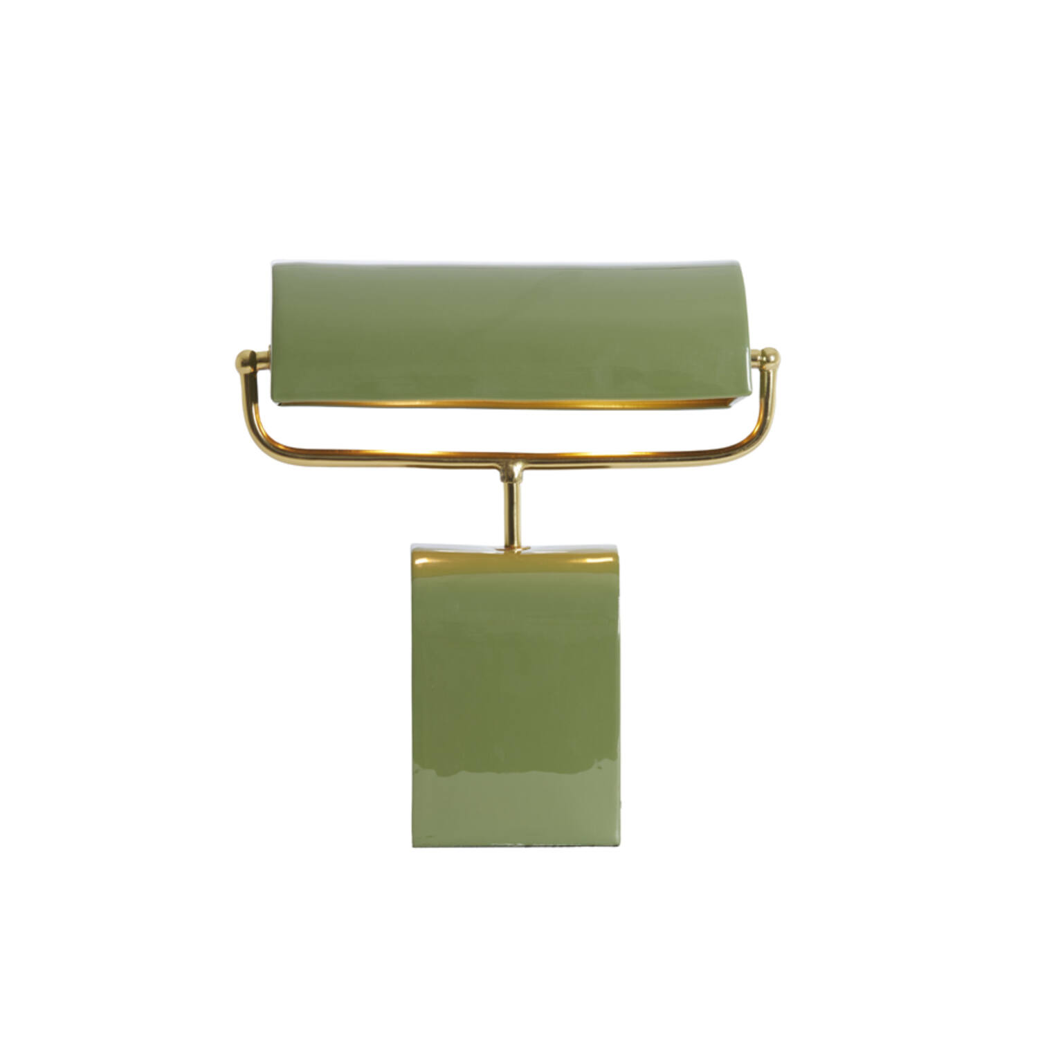 Tafellamp 35x15,50x38 cm CARDONA licht groen+goud