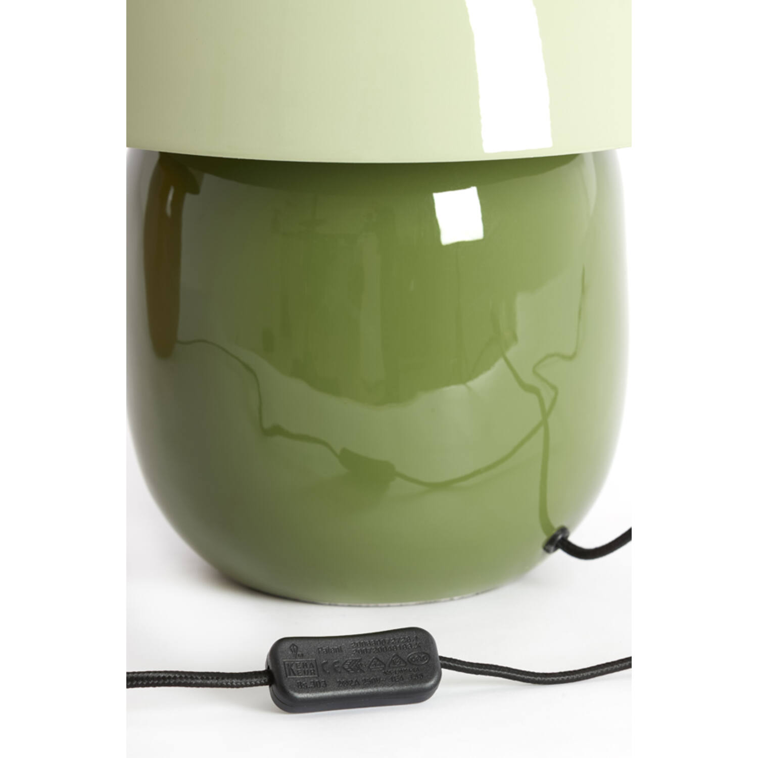 Table lamp Ø30x34 cm MIMOSA olive green+light green