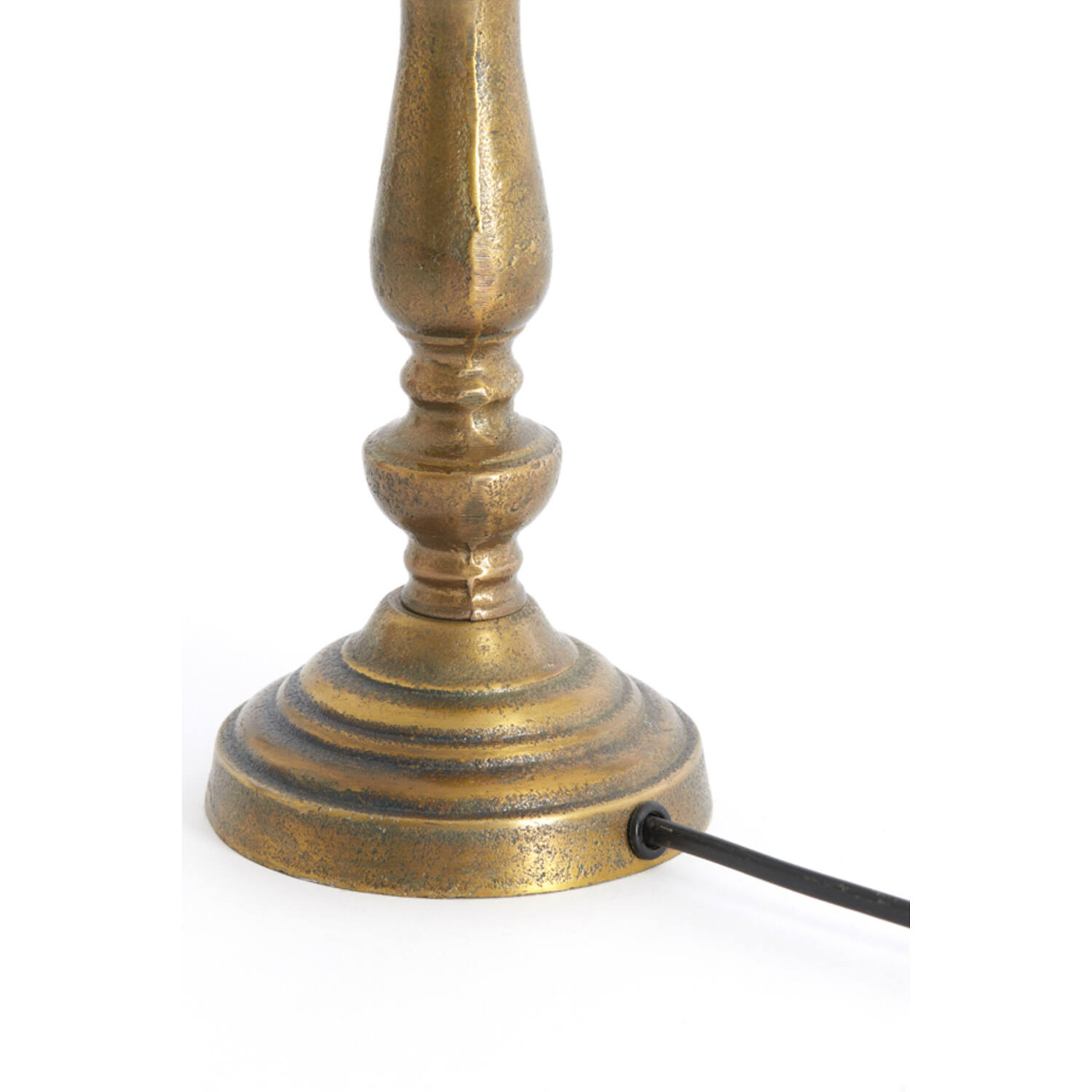 Lamp base Ø9x22 cm HELGA raw antique bronze