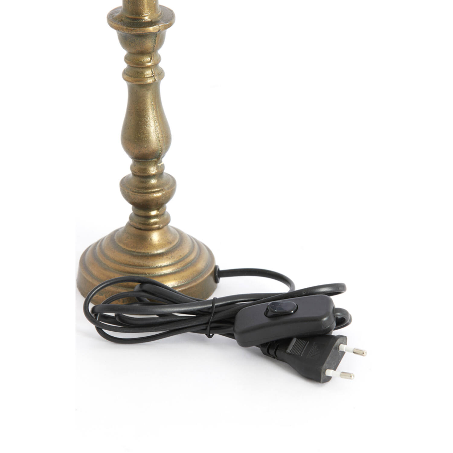Lamp base Ø9x22 cm HELGA raw antique bronze