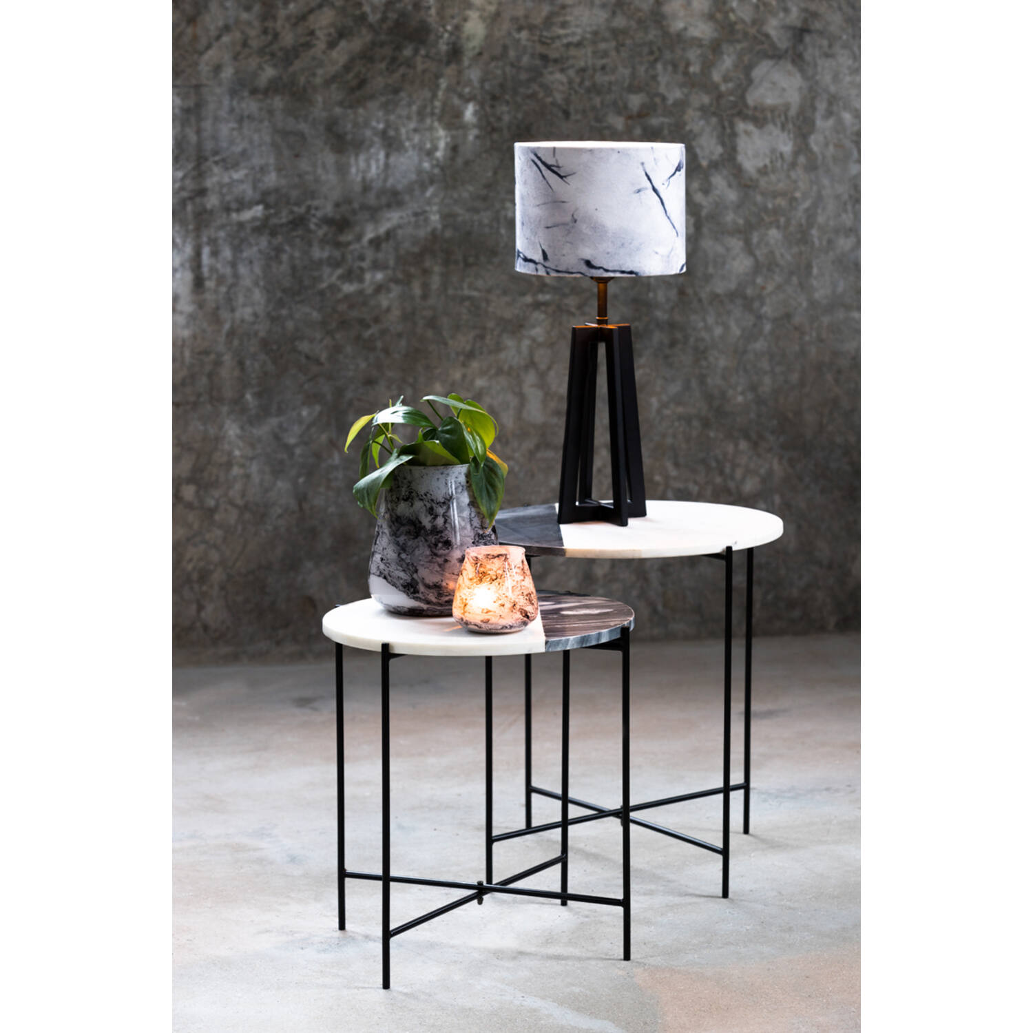 Lamp base 11,5x11,5x31 cm MILEY matt black