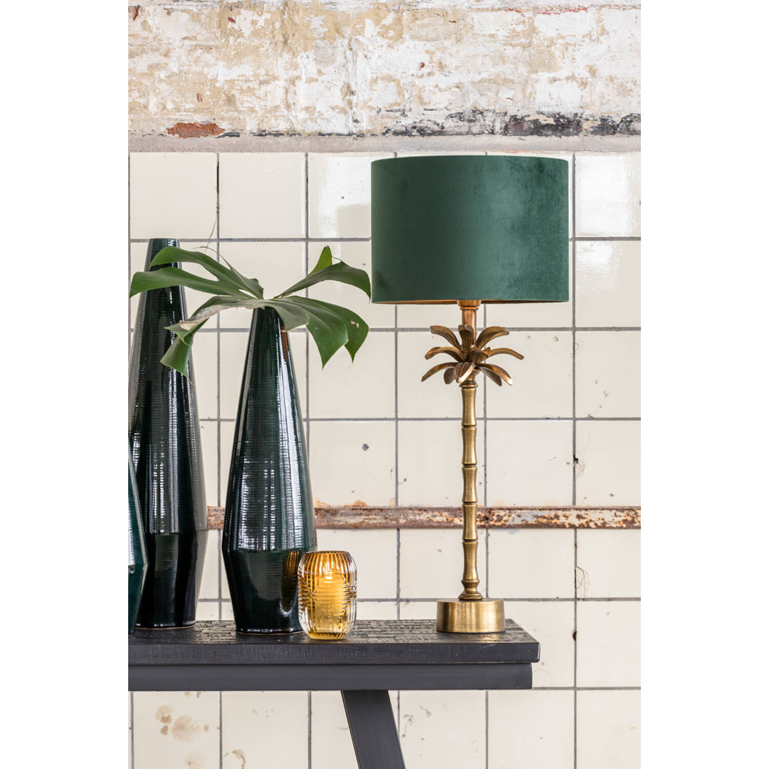 Lamp base Ø15x57 cm ARMATA antique bronze