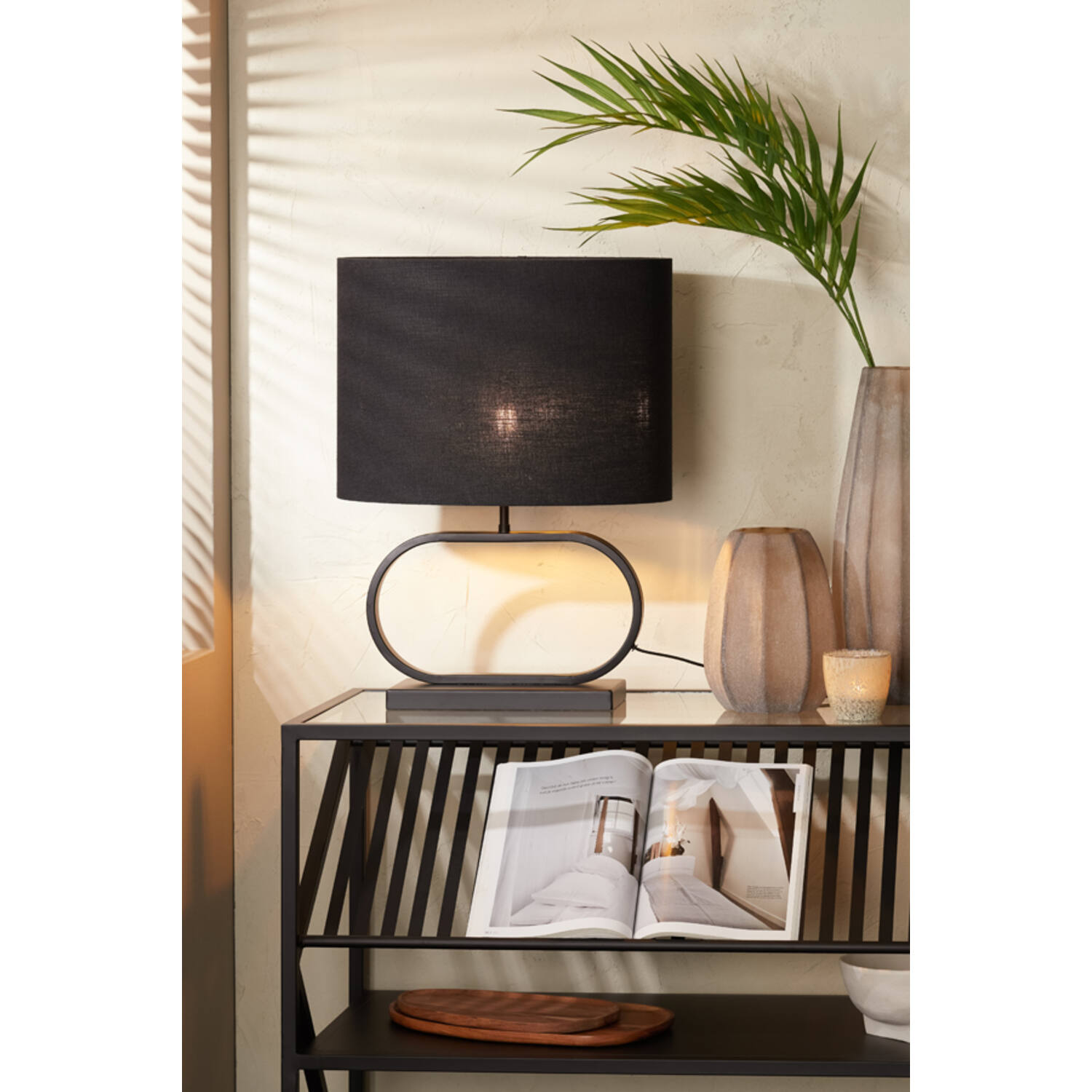 Lamp base 37x13x29 cm JAMIRO matt black