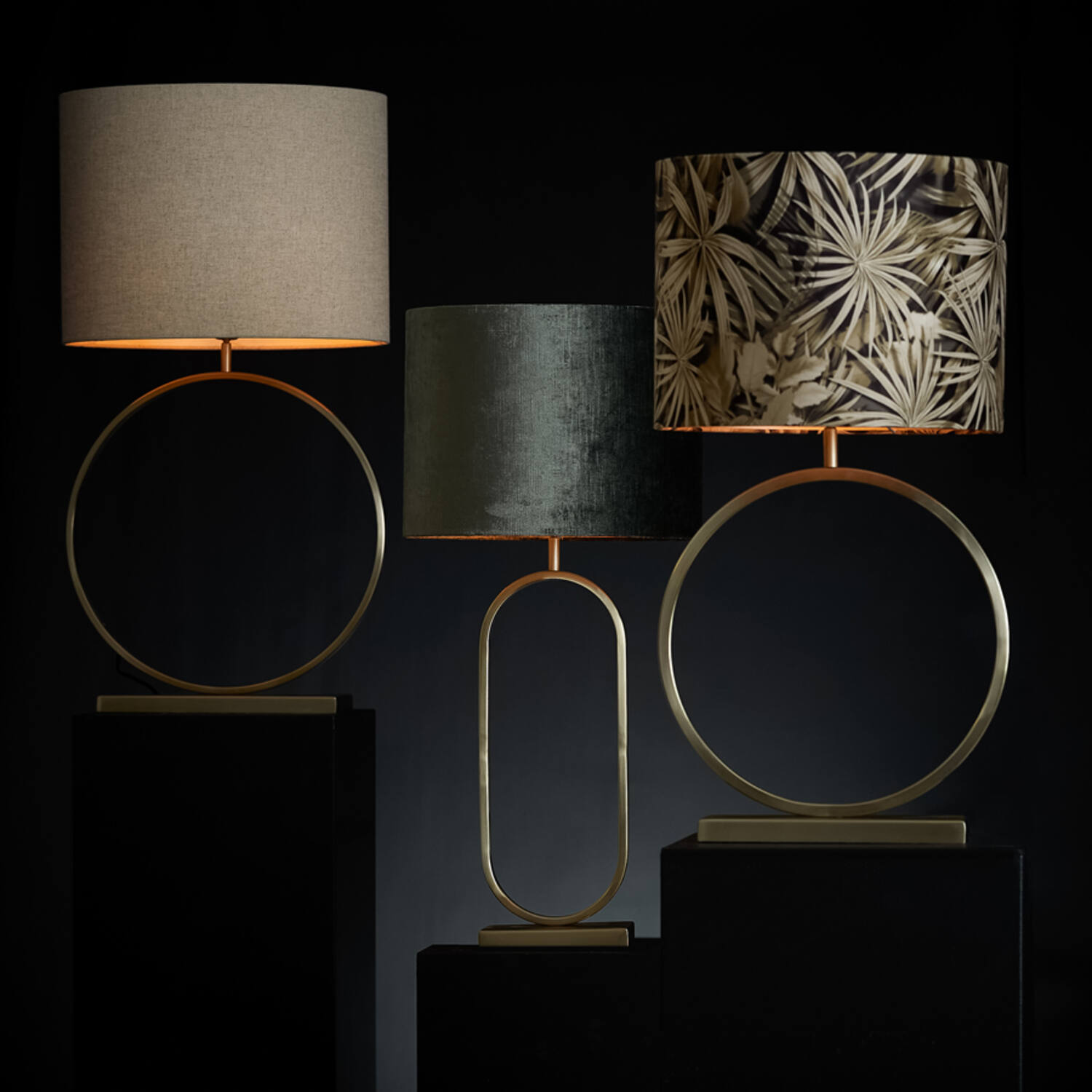 Lamp base 50x15x62 cm LIVA light gold