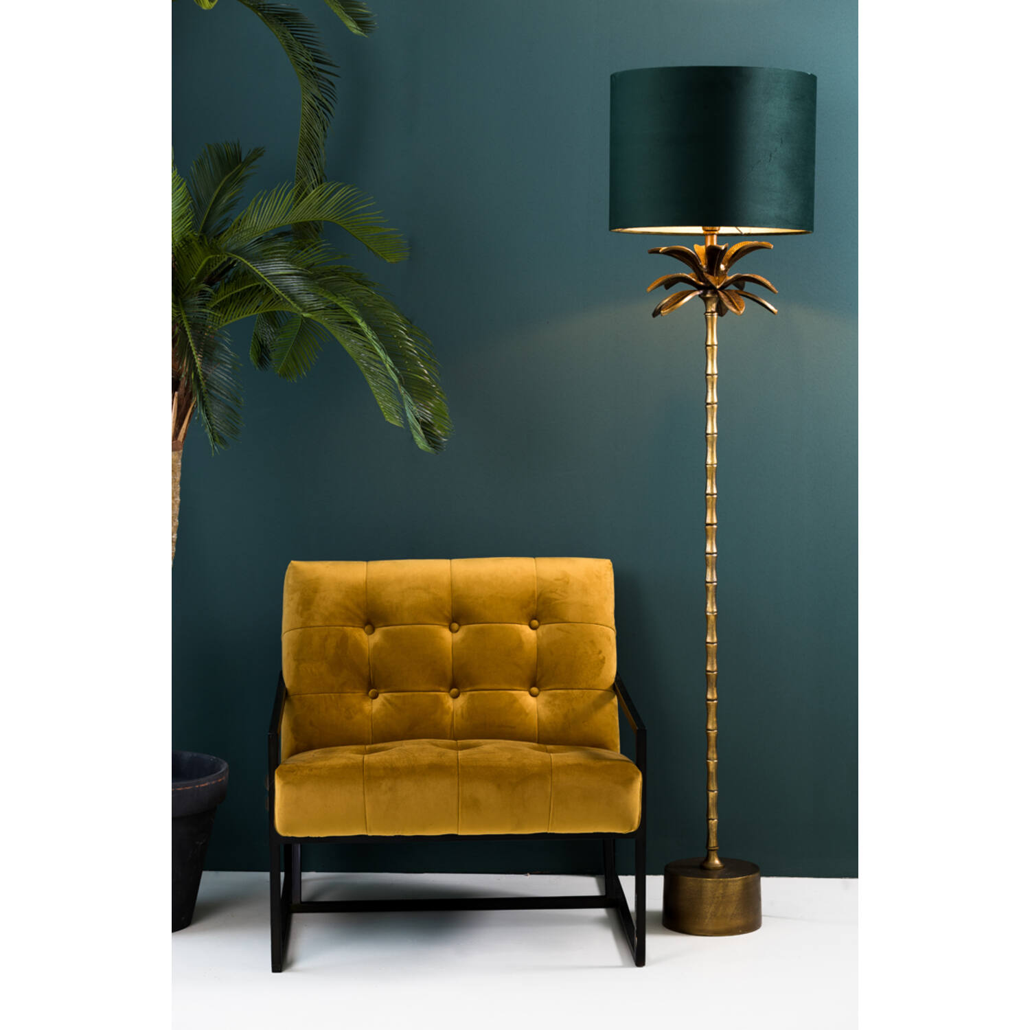 Vloerlamp Ø25x145 cm ARMATA antiek brons