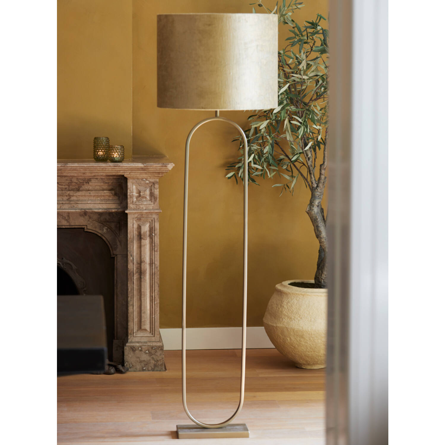 Vloerlamp 30x15x142 cm JAMIRI licht goud