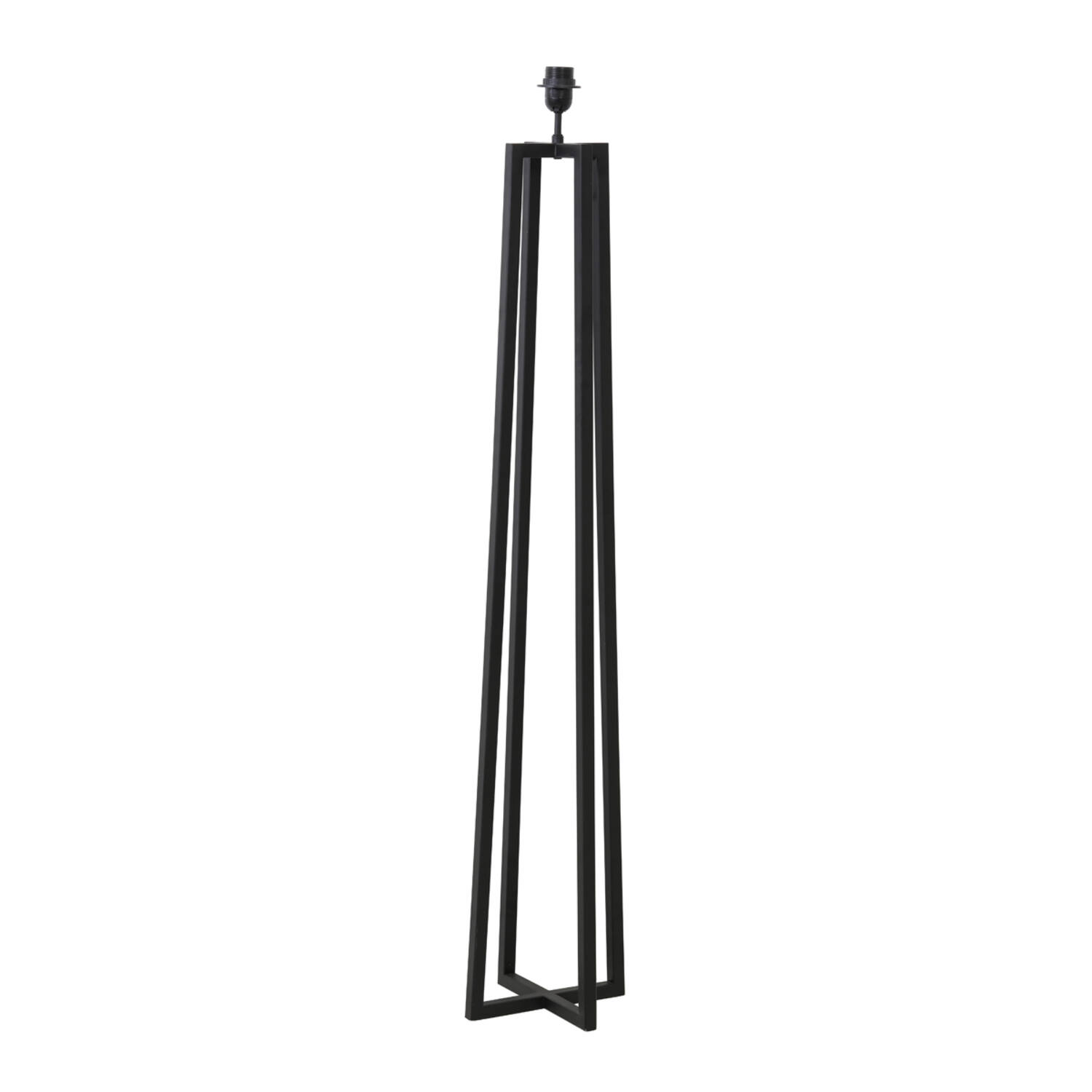 Vloerlamp 25x25x130 cm MILEY mat zwart