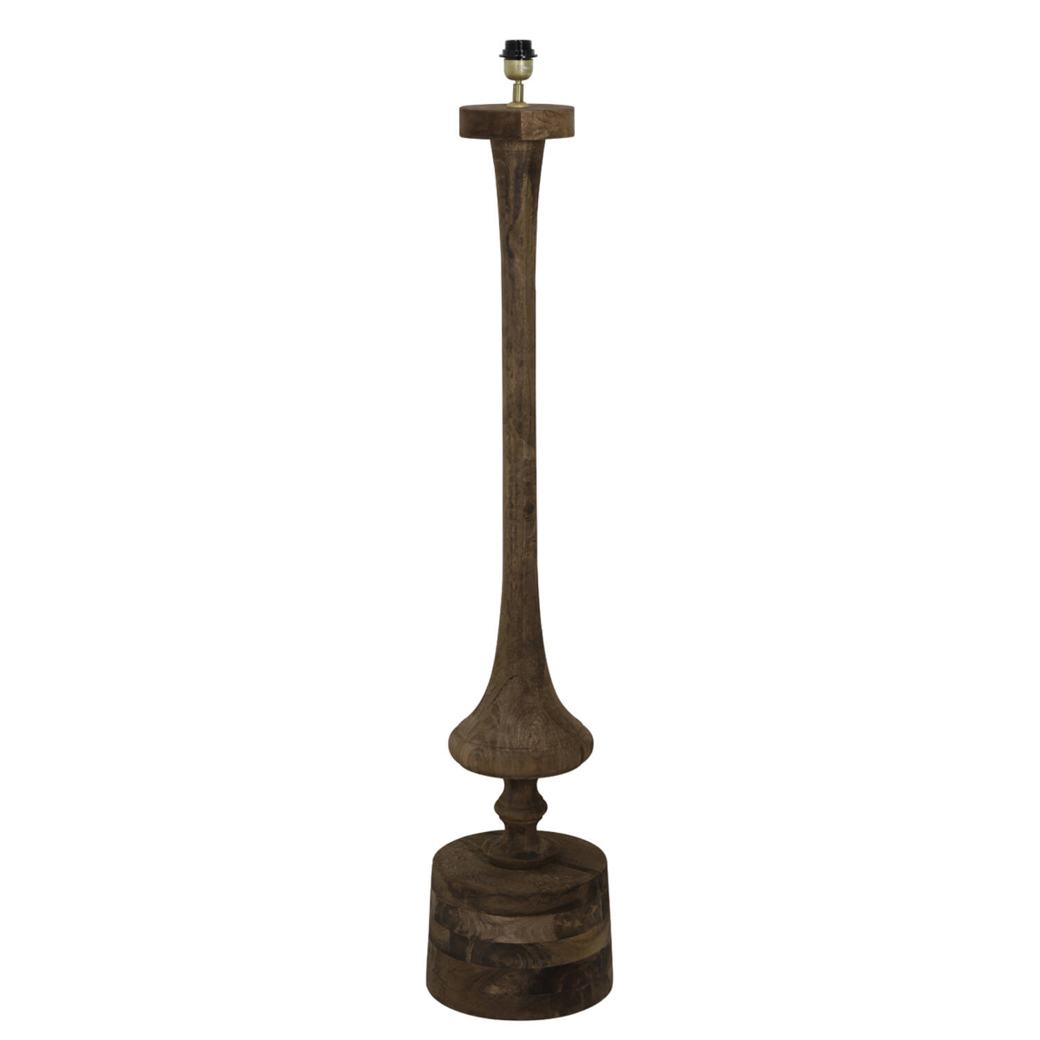 Vloerlamp 29x29x135 cm RONIN hout donker bruin