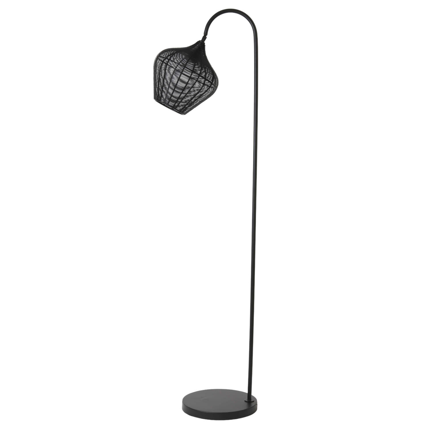 Vloerlamp 35x30x160 cm ALVARO mat zwart
