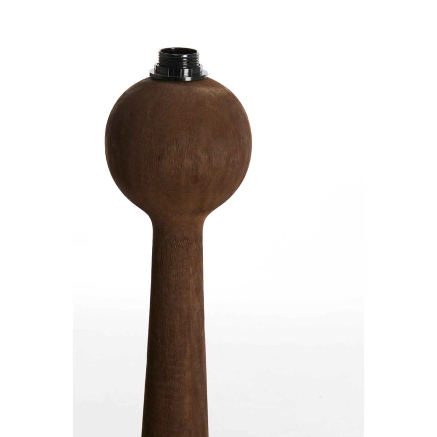 Vloerlamp Ø18x125 cm FESTINA hout mat donker bruin