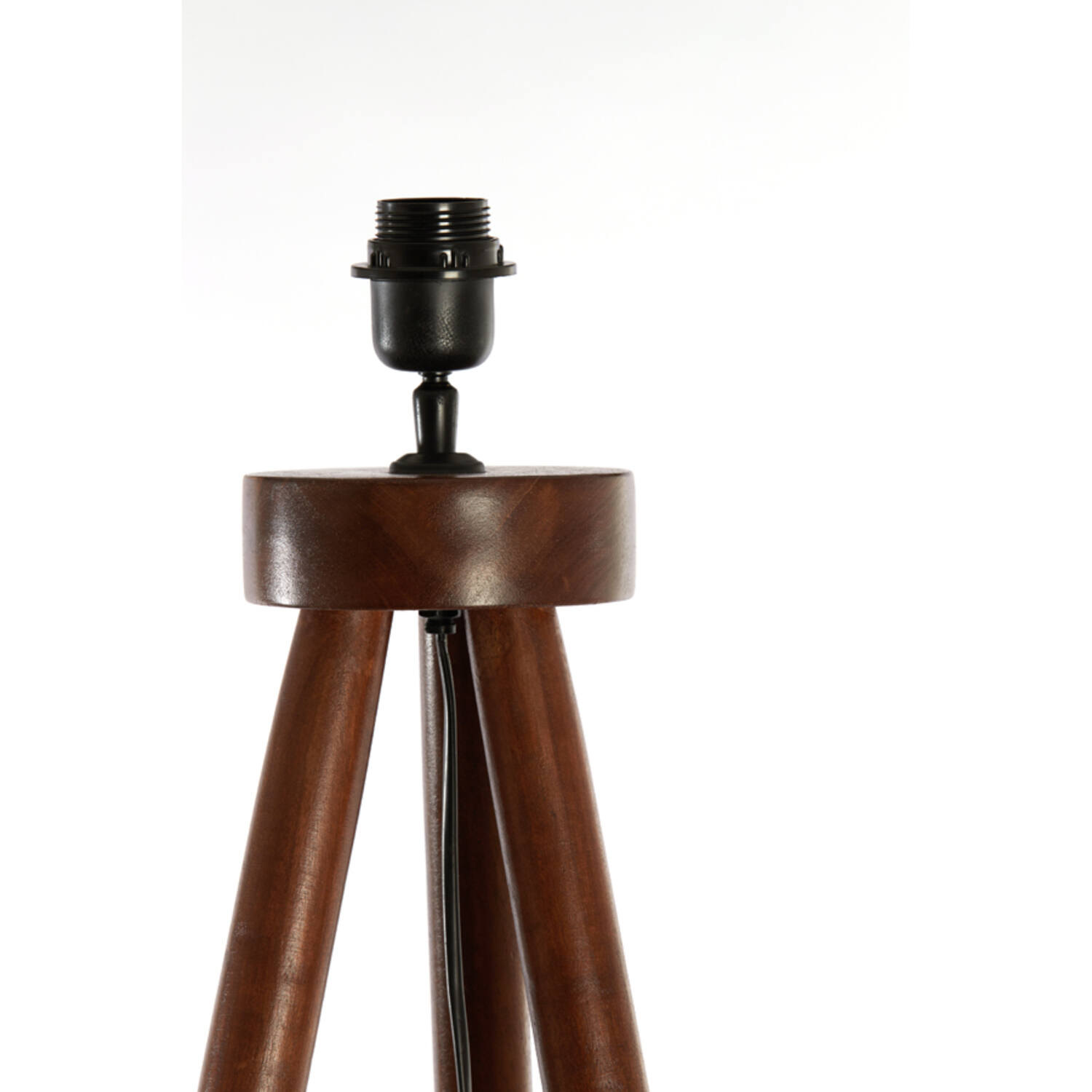 Floor lamp tripod 52x52x122 cm ILIAS wood russet