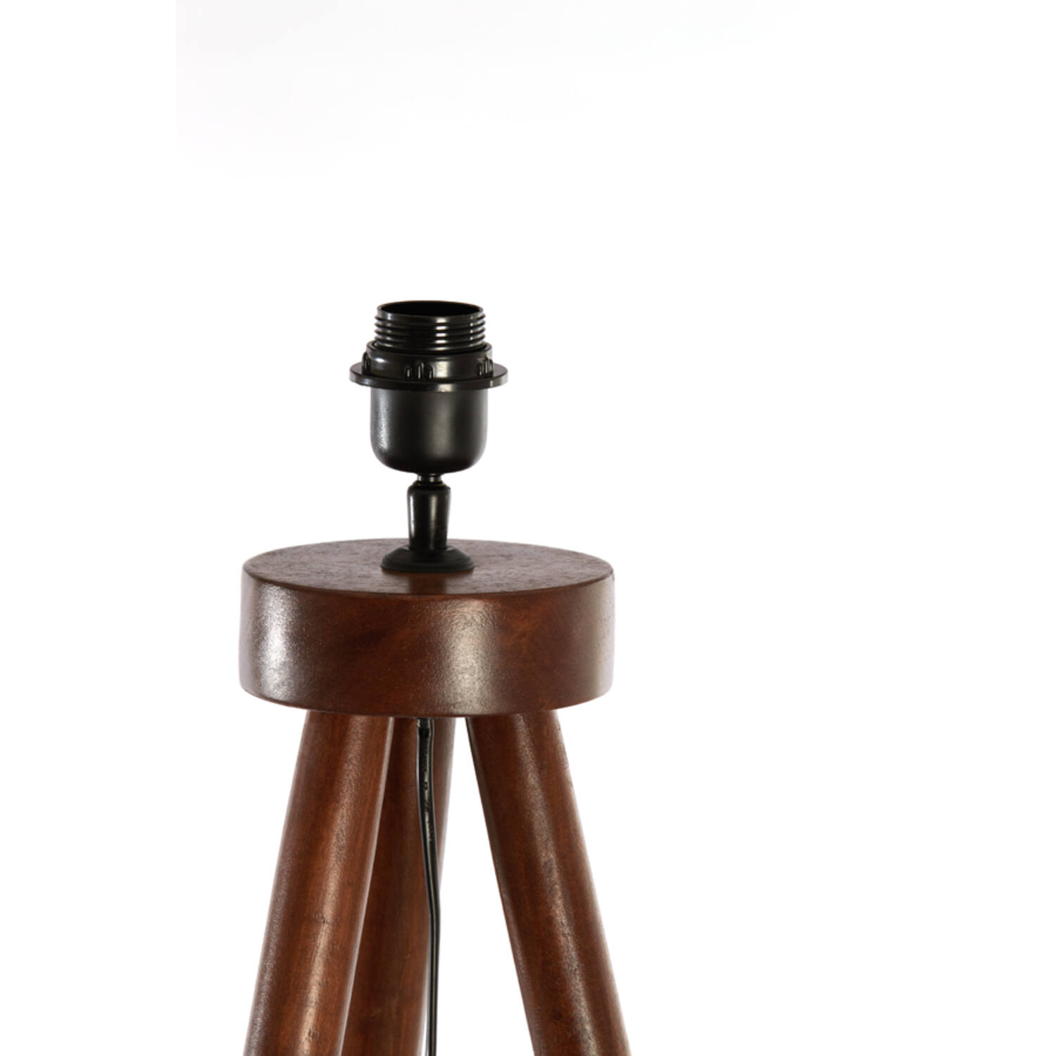 Floor lamp tripod 52x52x122 cm ILIAS wood russet