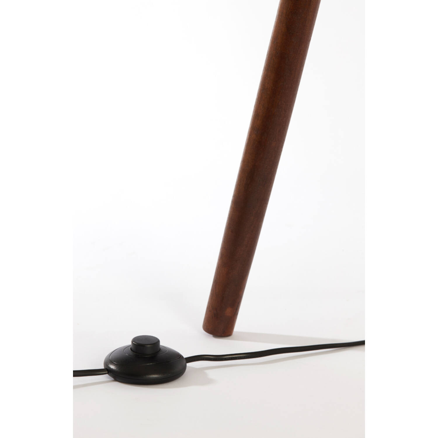 Floor lamp tripod 52x52x122 cm ILIAS wood russet