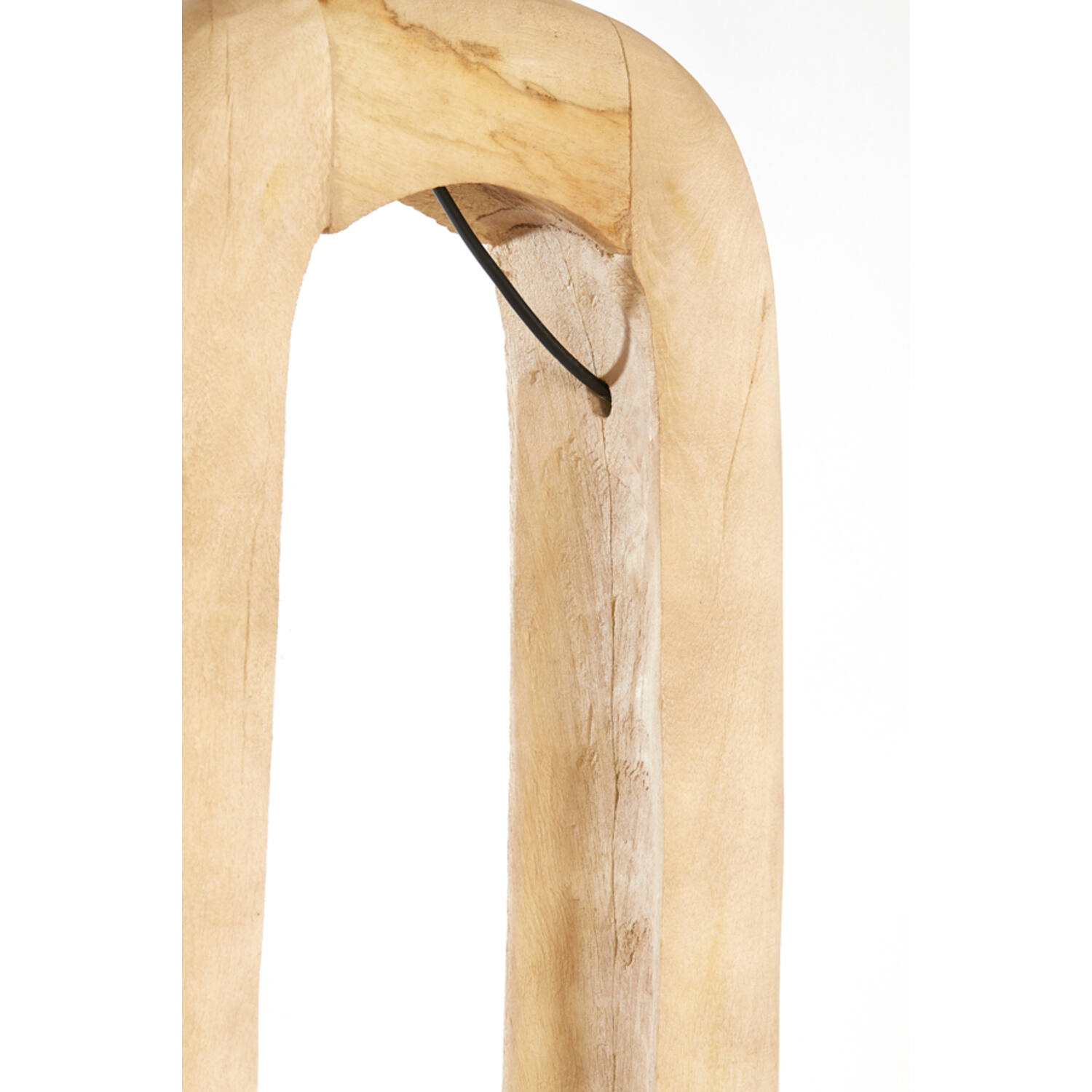 Floor lamp 38x12x125 cm KELAFO wood matt natural