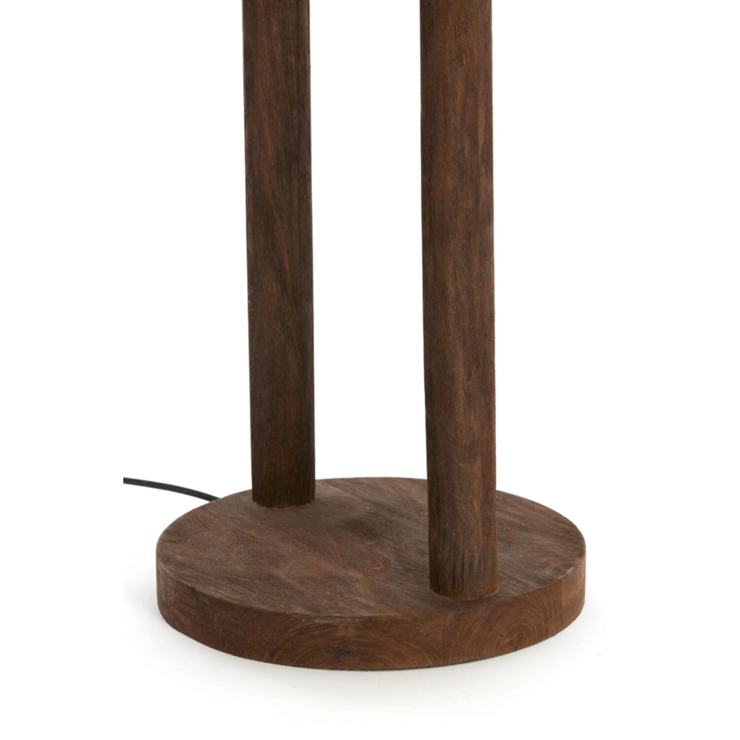 Vloerlamp Ø30x135 cm XITTA hout mat donker bruin