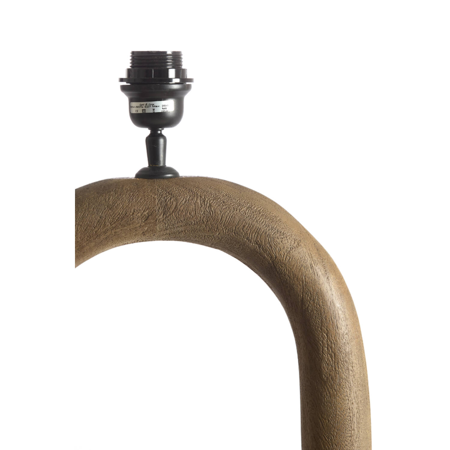 Vloerlamp 35x20x119 cm PACECO hout grijs-donker bruin