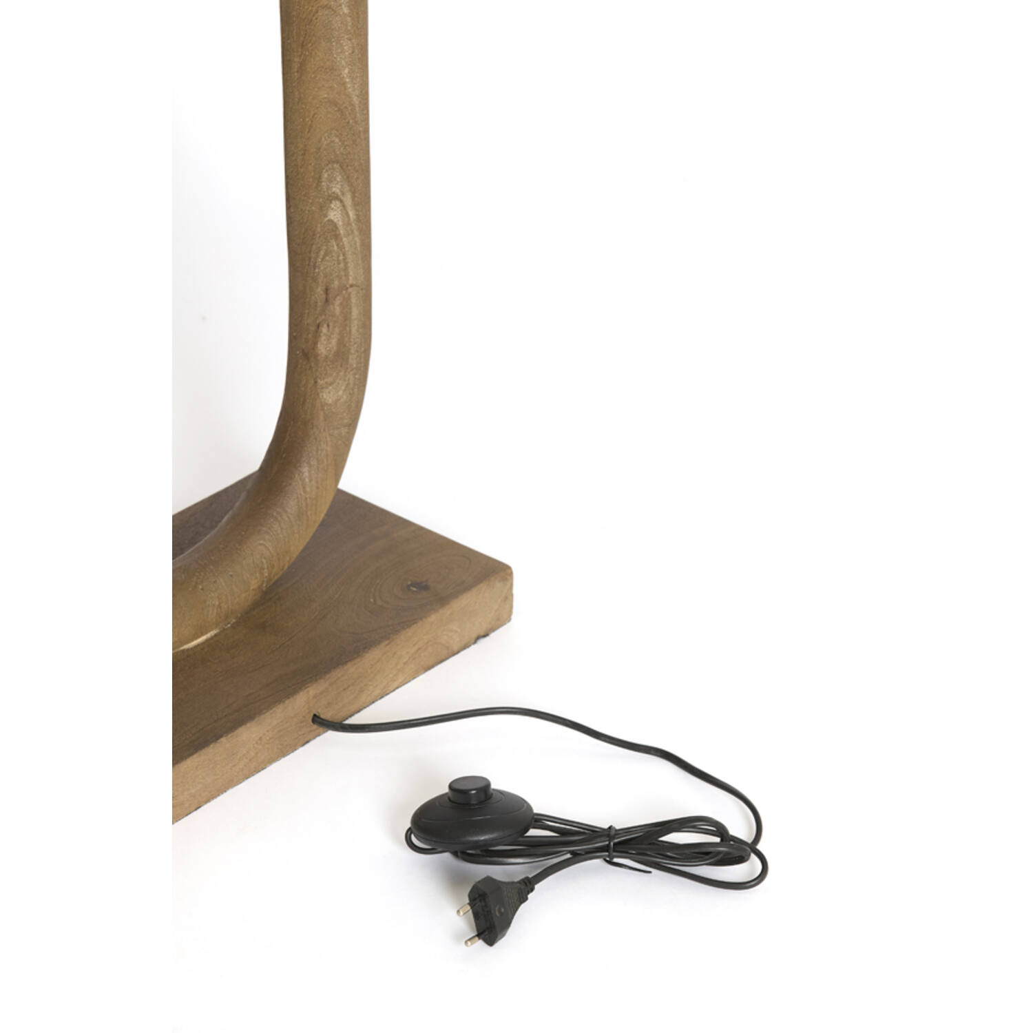 Vloerlamp 35x20x119 cm PACECO hout grijs-donker bruin