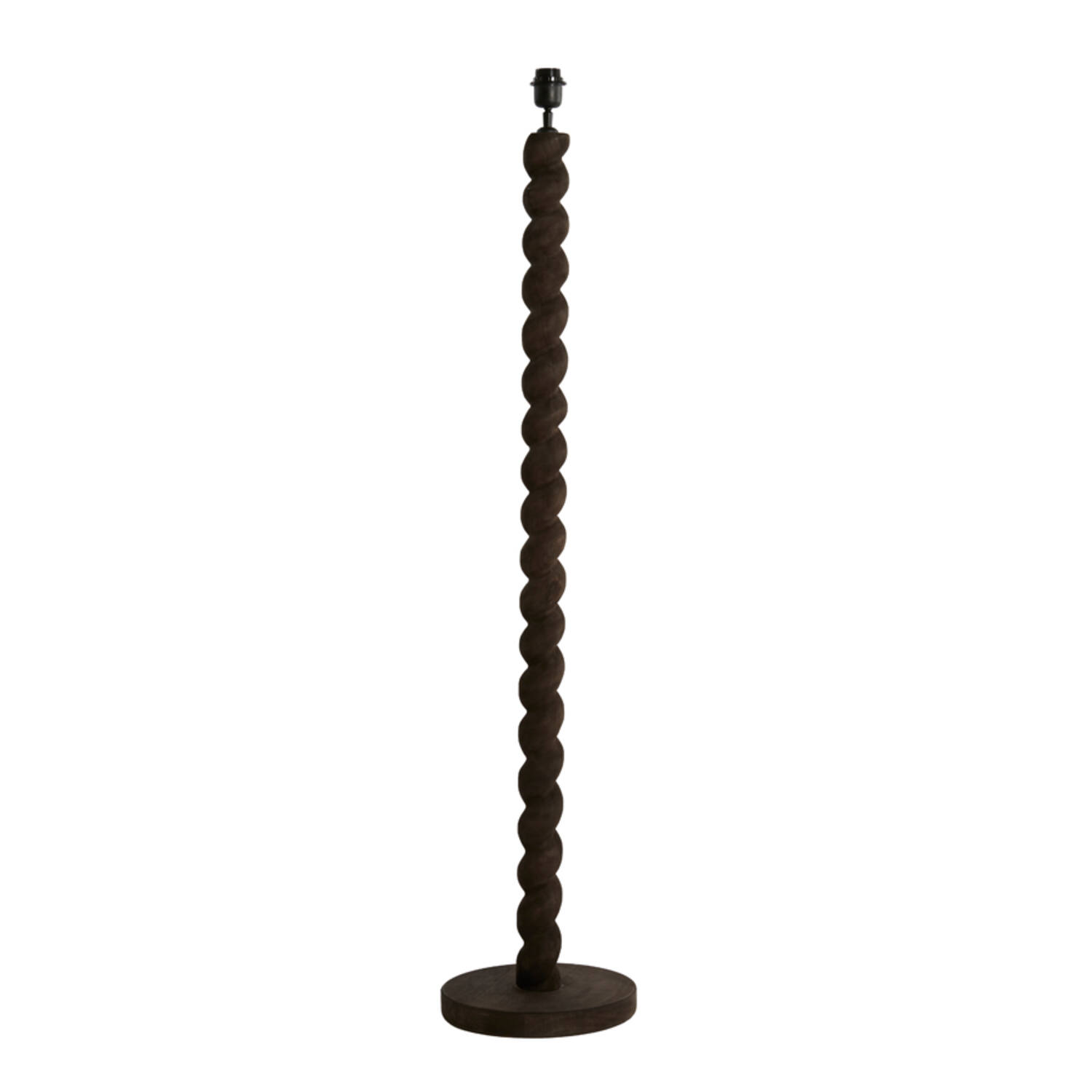 Vloerlamp Ø30x138 cm NANNO hout mat grijs/bruin
